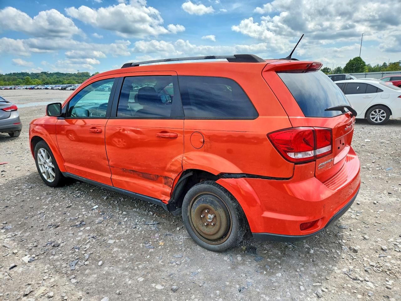 2017 Dodge Journey Sxt Оранжевый vin: 3C4PDDBG9HT697185