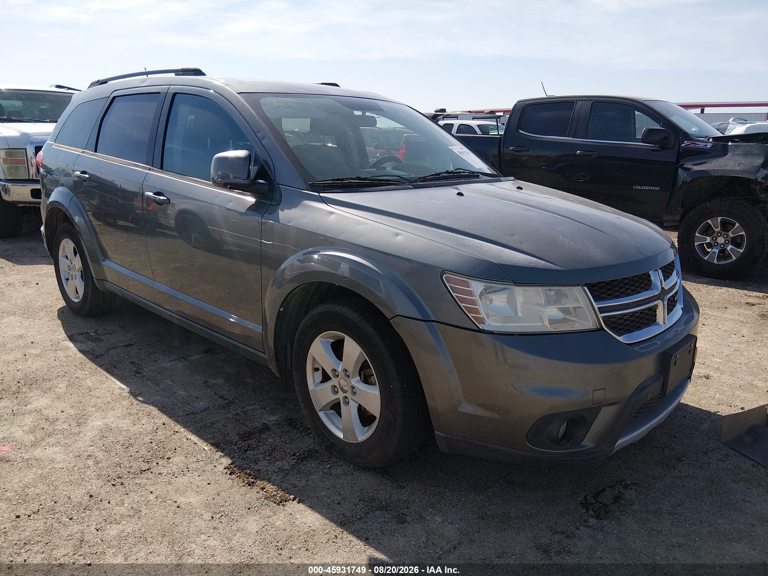 2012 Dodge Journey Sxt Gray vin: 3C4PDDBGXCT195391