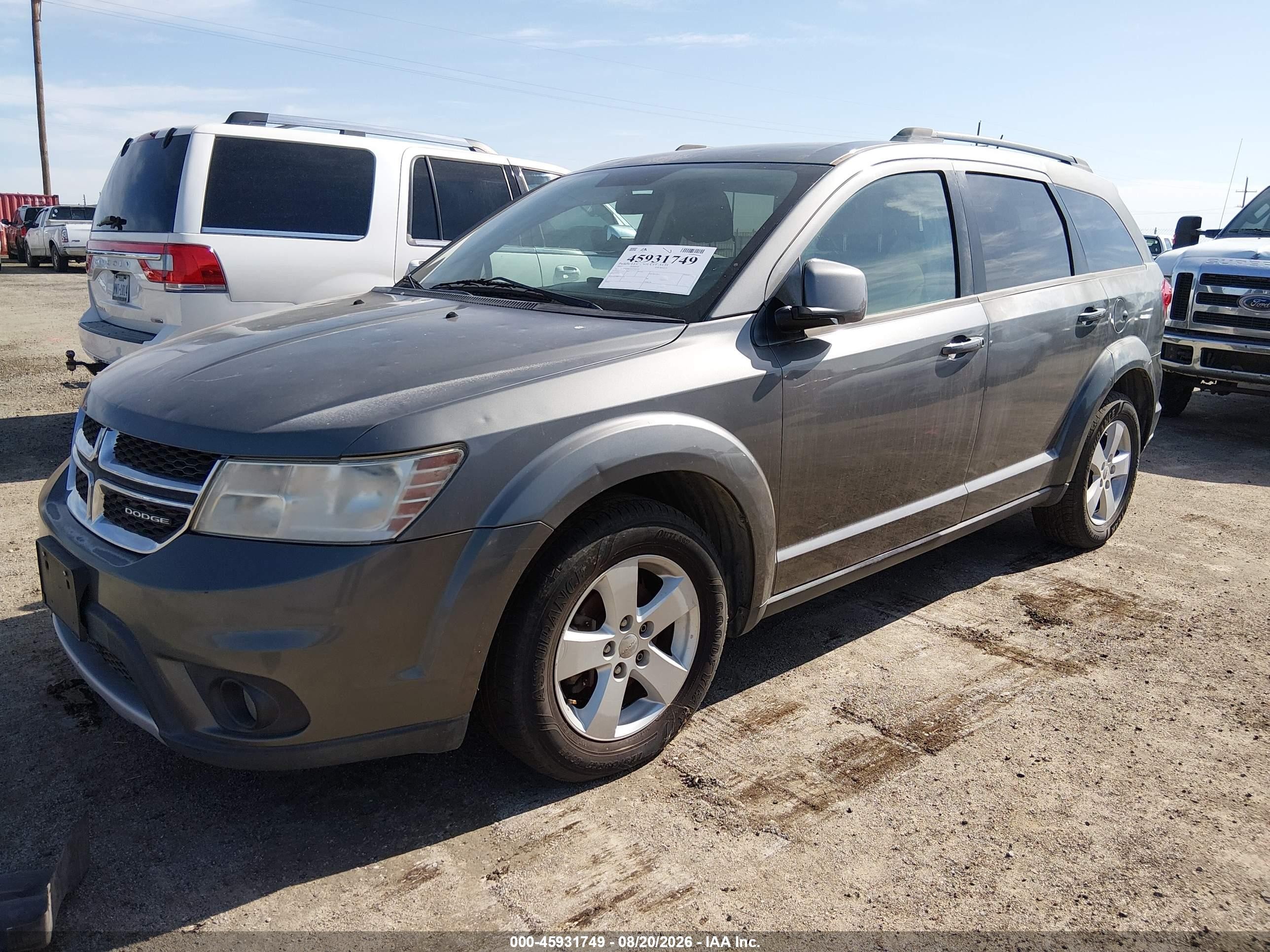 2012 Dodge Journey Sxt Gray vin: 3C4PDDBGXCT195391