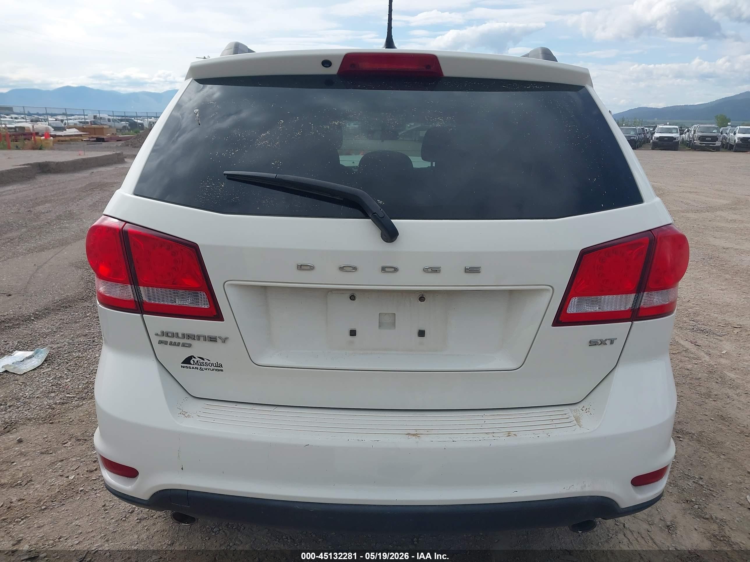 2012 Dodge Journey Sxt White vin: 3C4PDDBGXCT397812