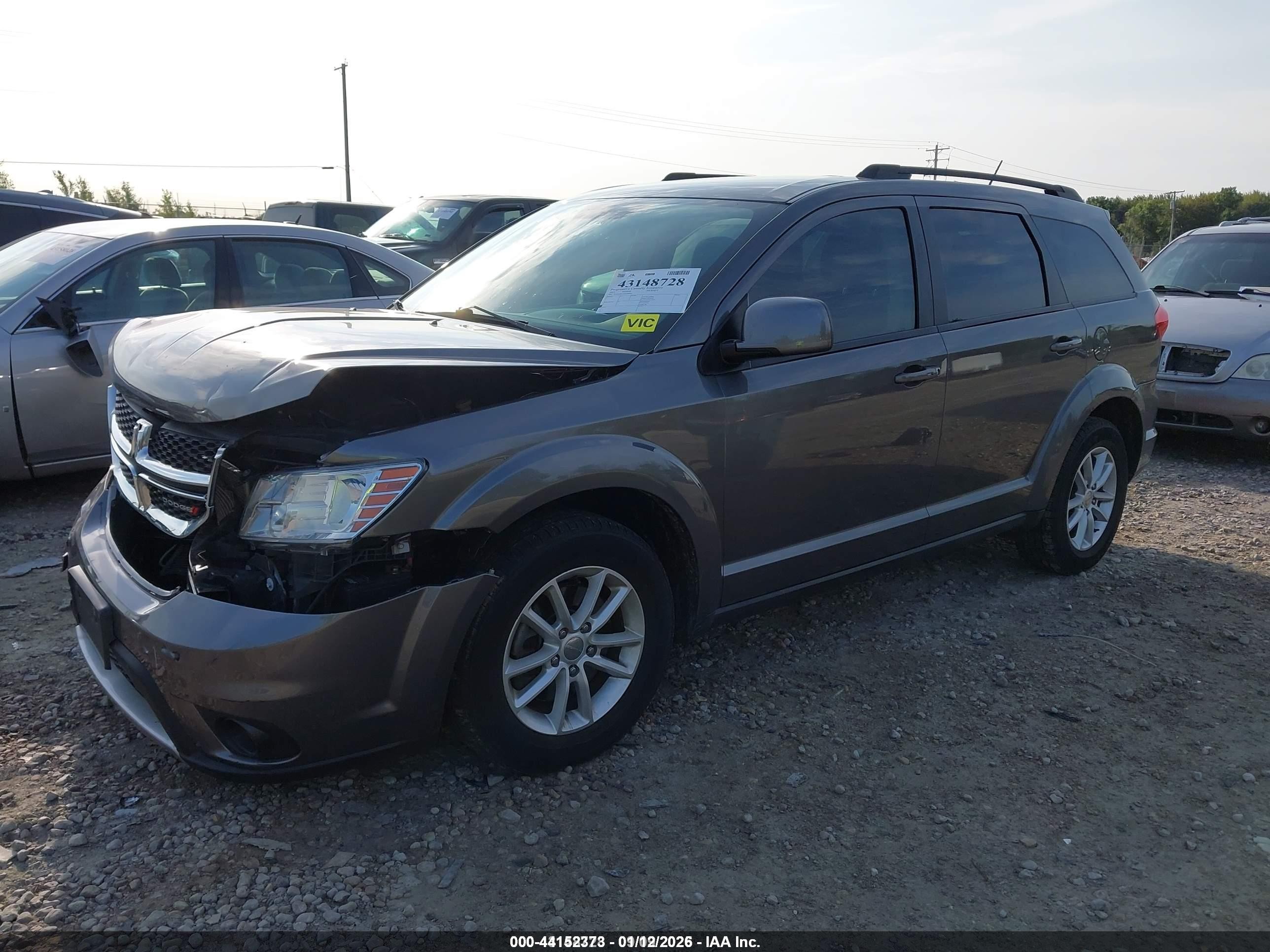 2013 Dodge Journey Sxt Gray vin: 3C4PDDBGXDT589491