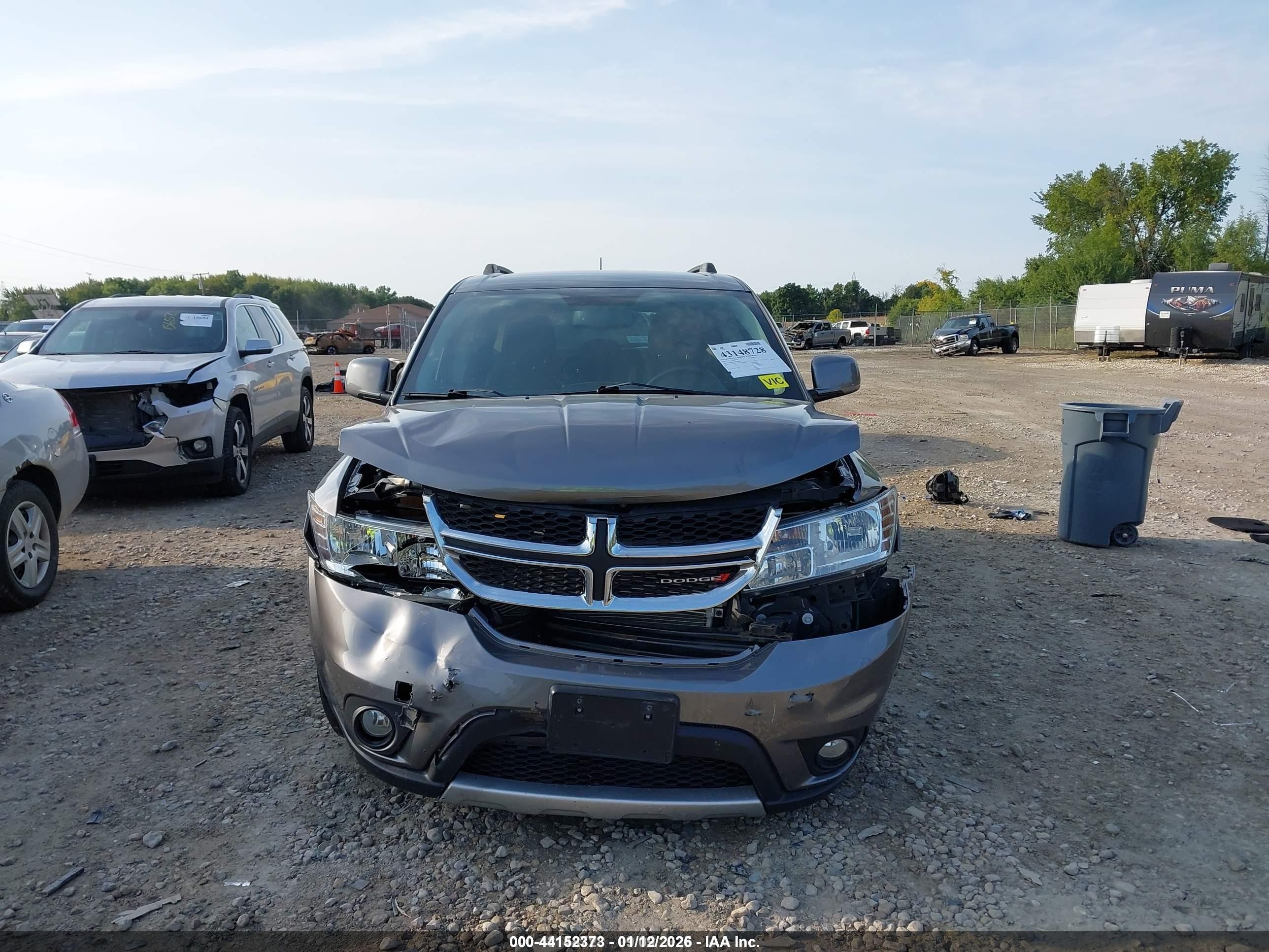 2013 Dodge Journey Sxt Gray vin: 3C4PDDBGXDT589491