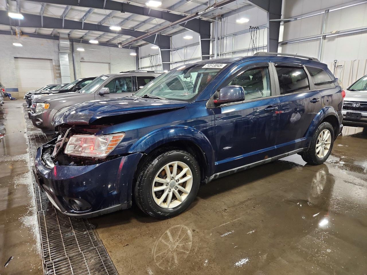 2013 Dodge Journey Sxt Blue vin: 3C4PDDBGXDT646174