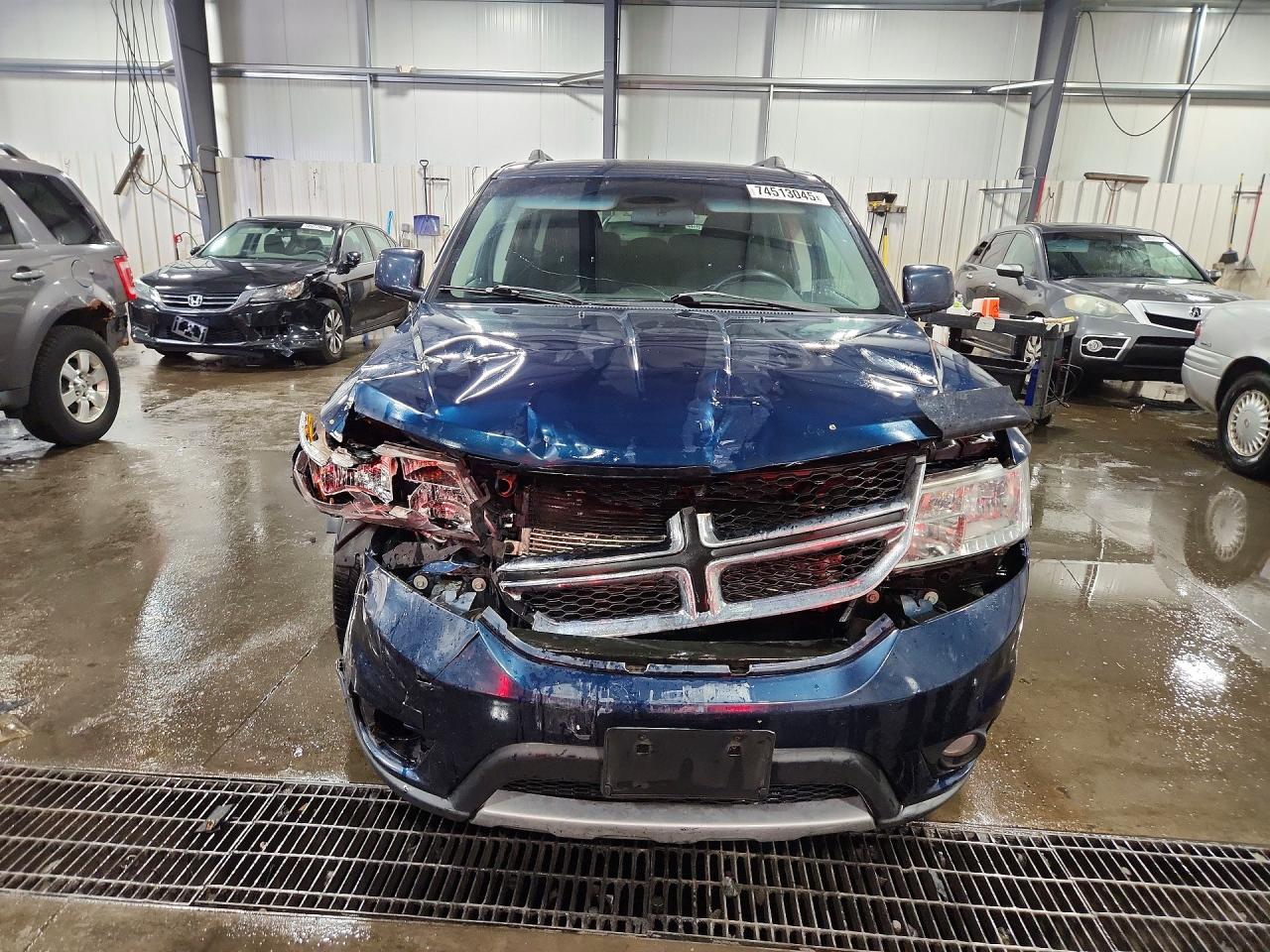 2013 Dodge Journey Sxt Blue vin: 3C4PDDBGXDT646174