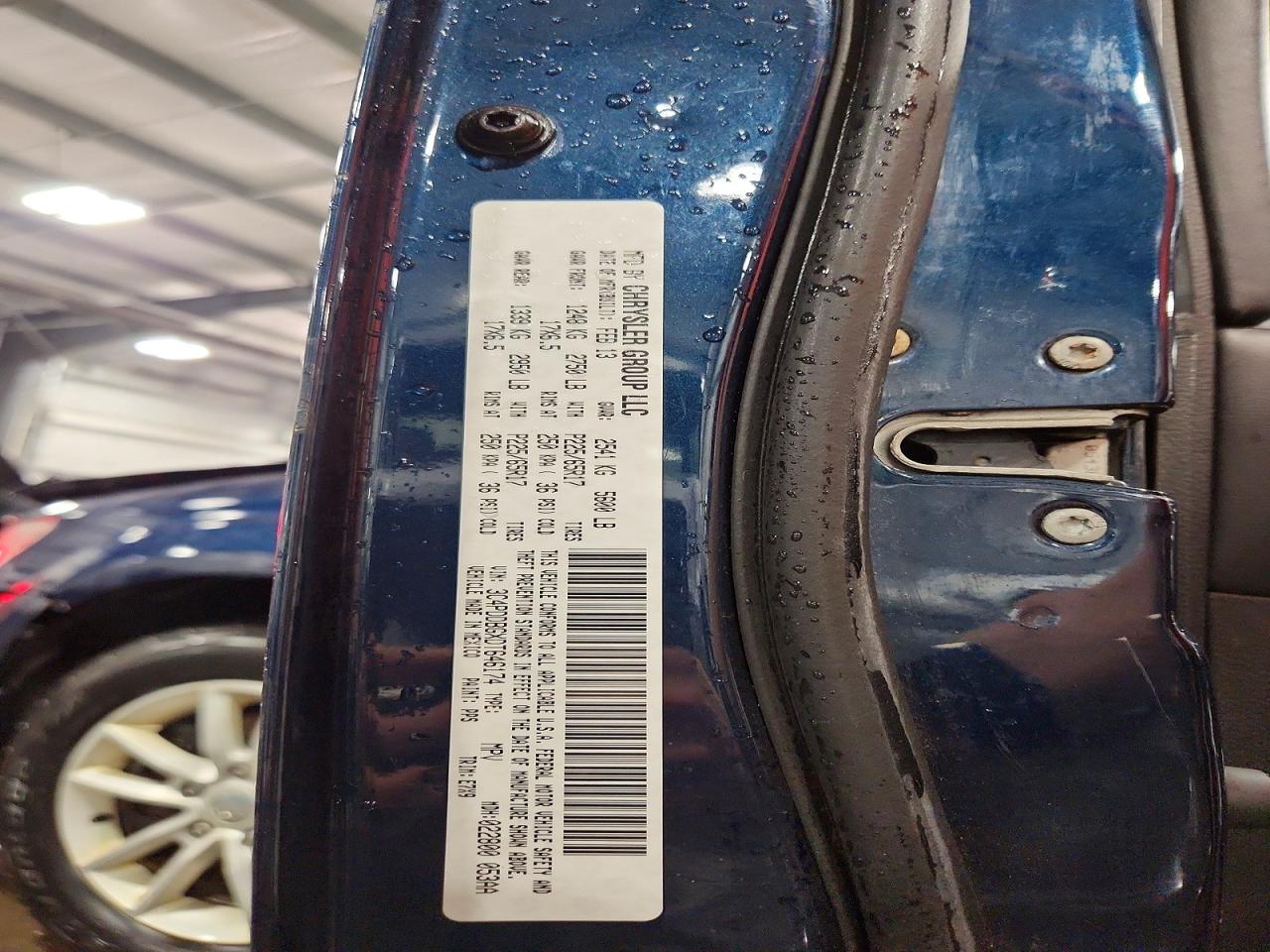 2013 Dodge Journey Sxt Blue vin: 3C4PDDBGXDT646174