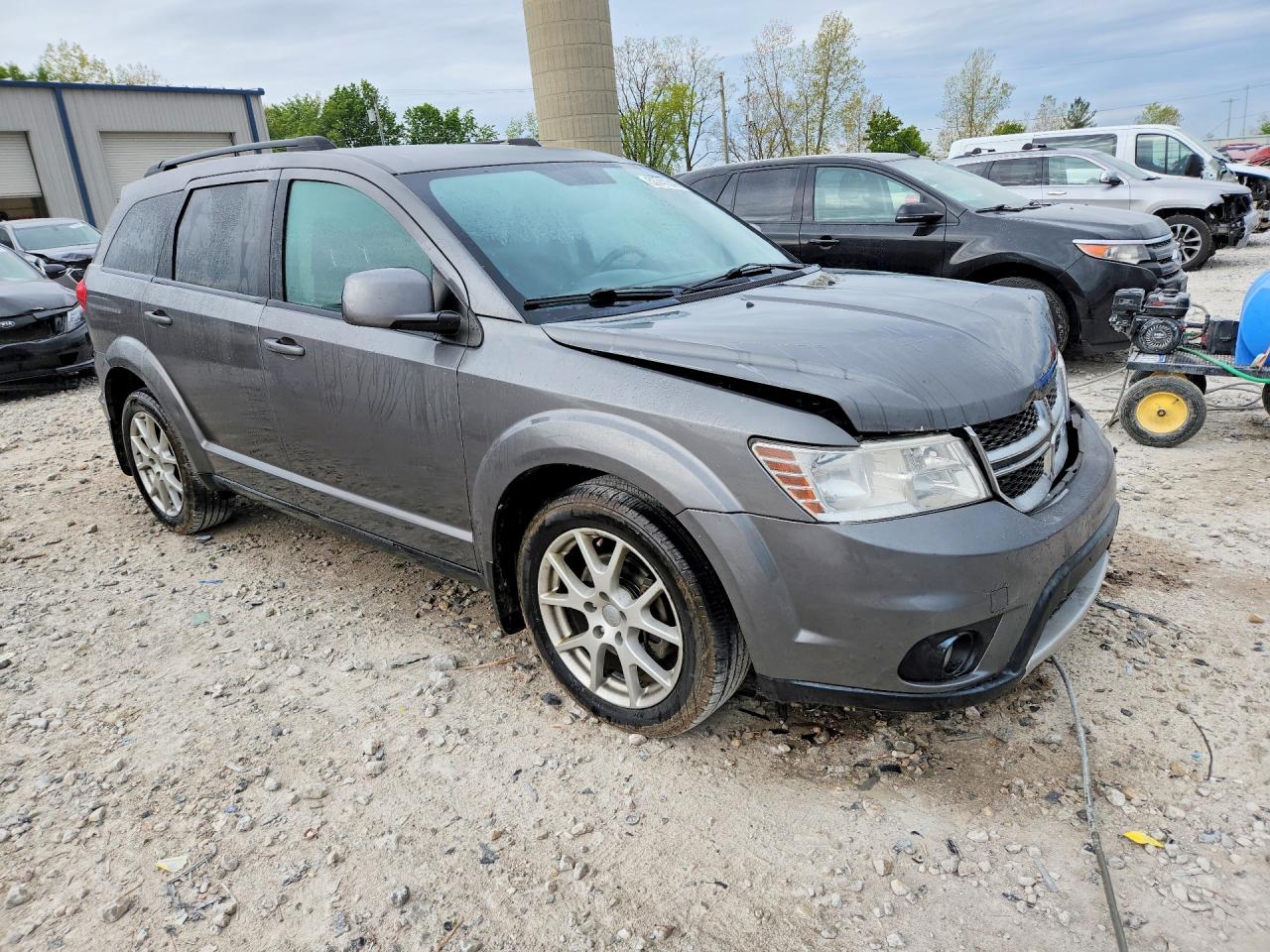 2013 Dodge Journey Sxt Gray vin: 3C4PDDBGXDT646319