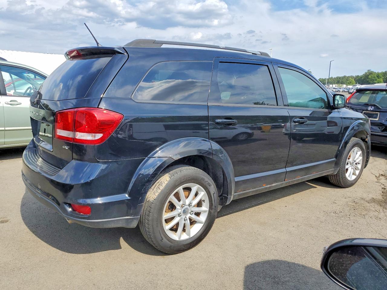 2014 Dodge Journey Sxt Black vin: 3C4PDDBGXET211754