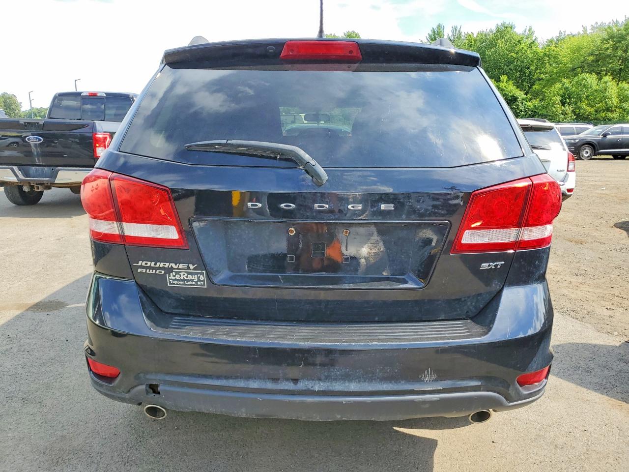 2014 Dodge Journey Sxt Black vin: 3C4PDDBGXET211754