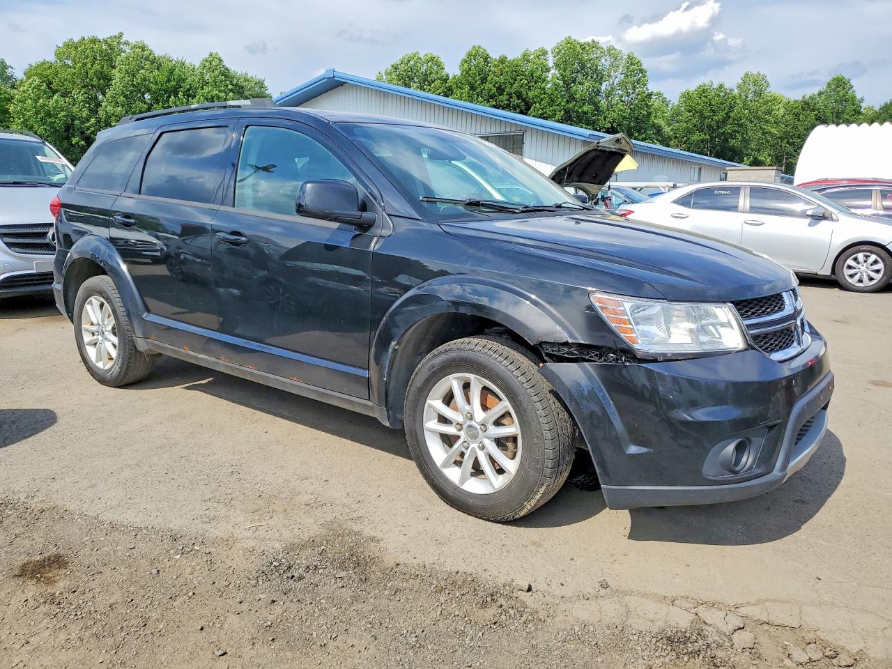2014 Dodge Journey Sxt Black vin: 3C4PDDBGXET211754