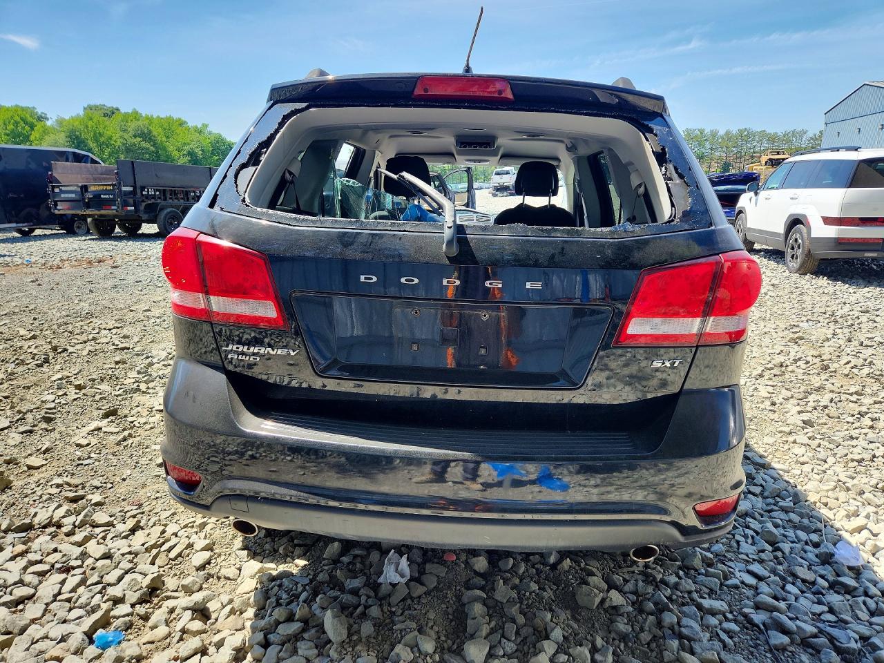2014 Dodge Journey Sxt Black vin: 3C4PDDBGXET224911
