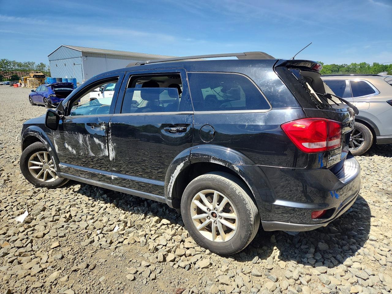 2014 Dodge Journey Sxt Black vin: 3C4PDDBGXET224911