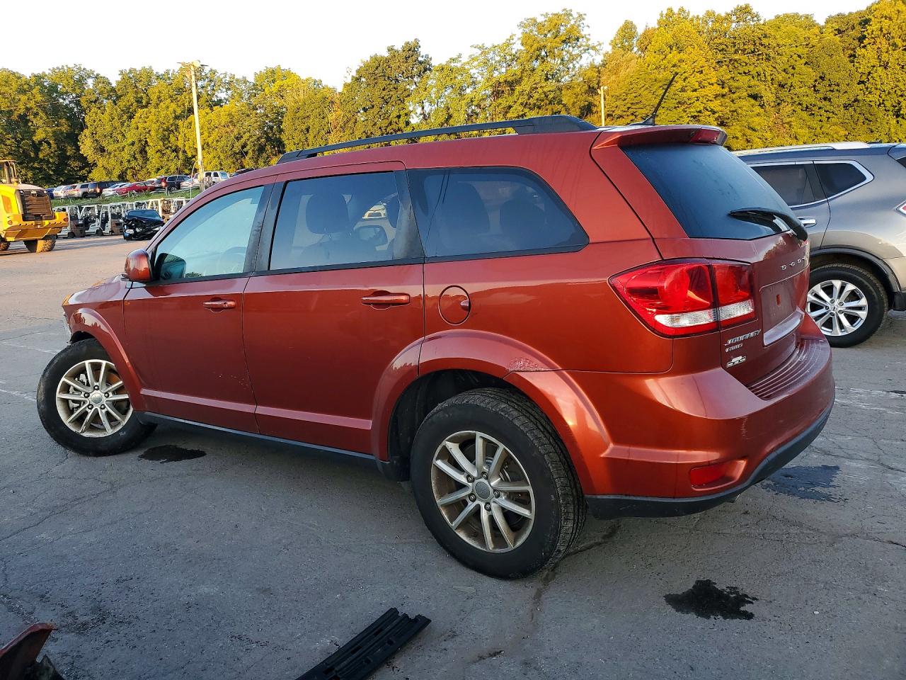2014 Dodge Journey Sxt Оранжевый vin: 3C4PDDBGXET297311
