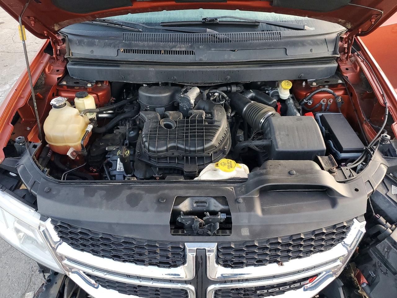 2014 Dodge Journey Sxt Оранжевый vin: 3C4PDDBGXET297311