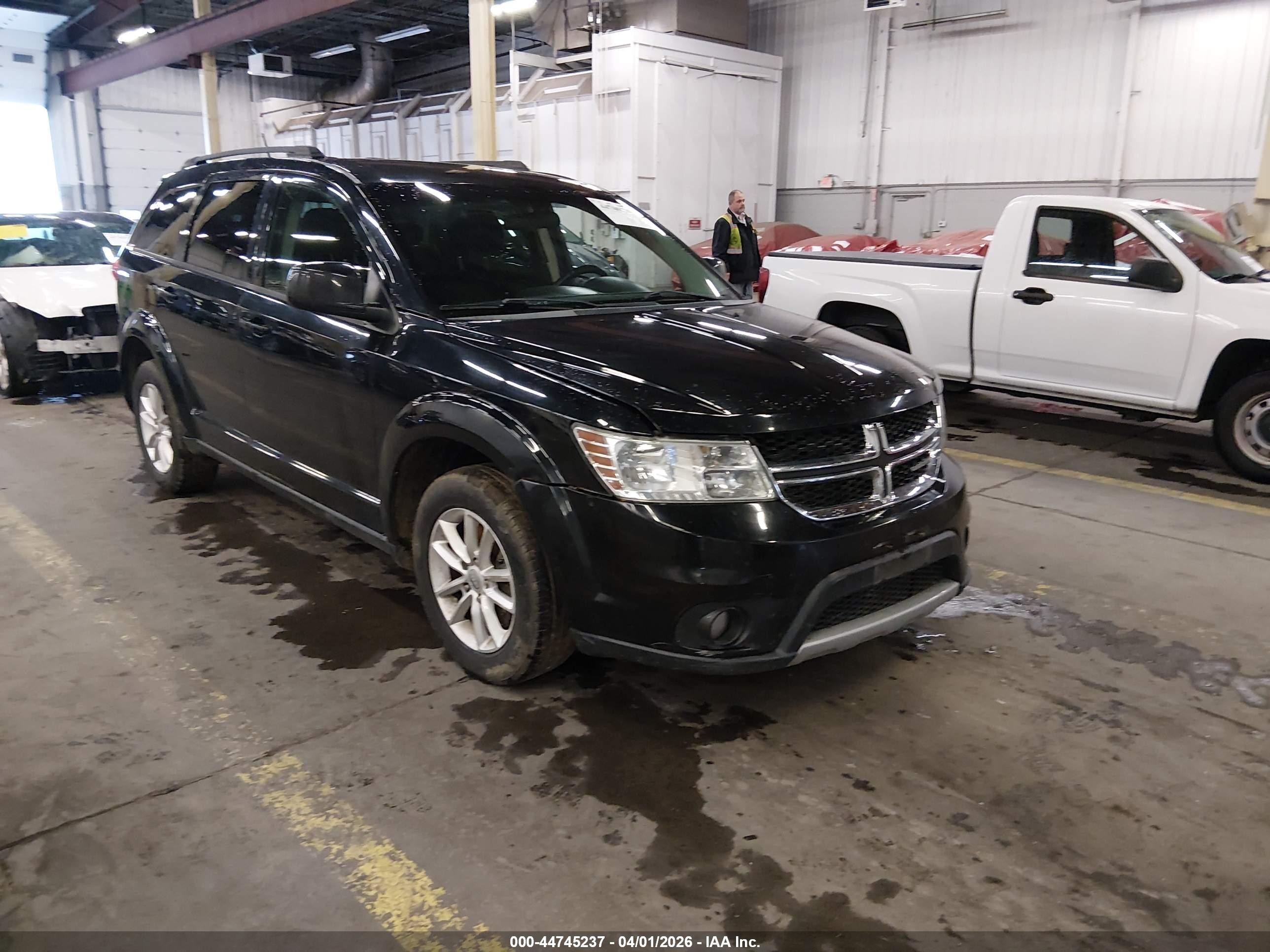 2015 Dodge Journey Sxt Black vin: 3C4PDDBGXFT755608
