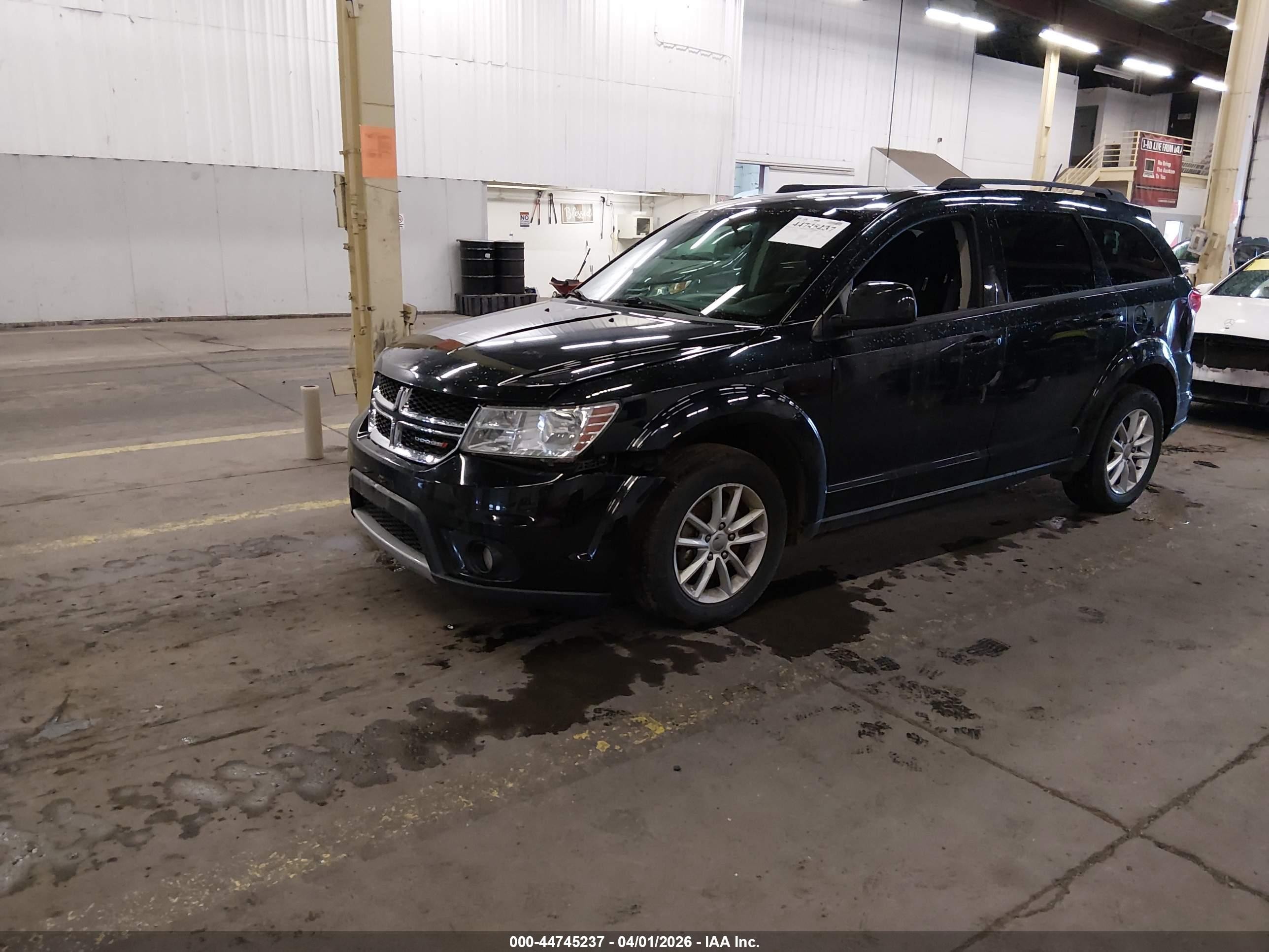2015 Dodge Journey Sxt Black vin: 3C4PDDBGXFT755608