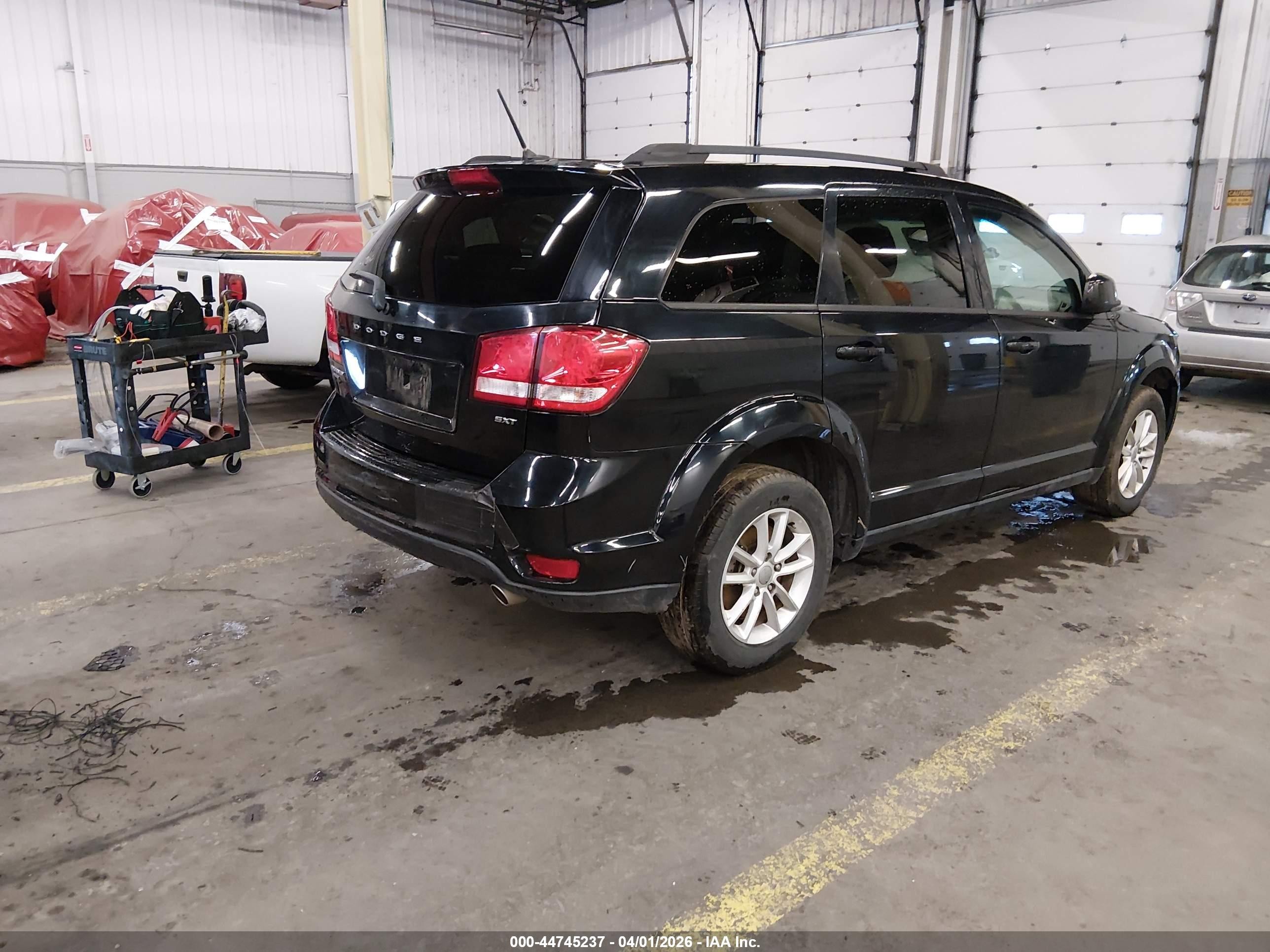 2015 Dodge Journey Sxt Black vin: 3C4PDDBGXFT755608