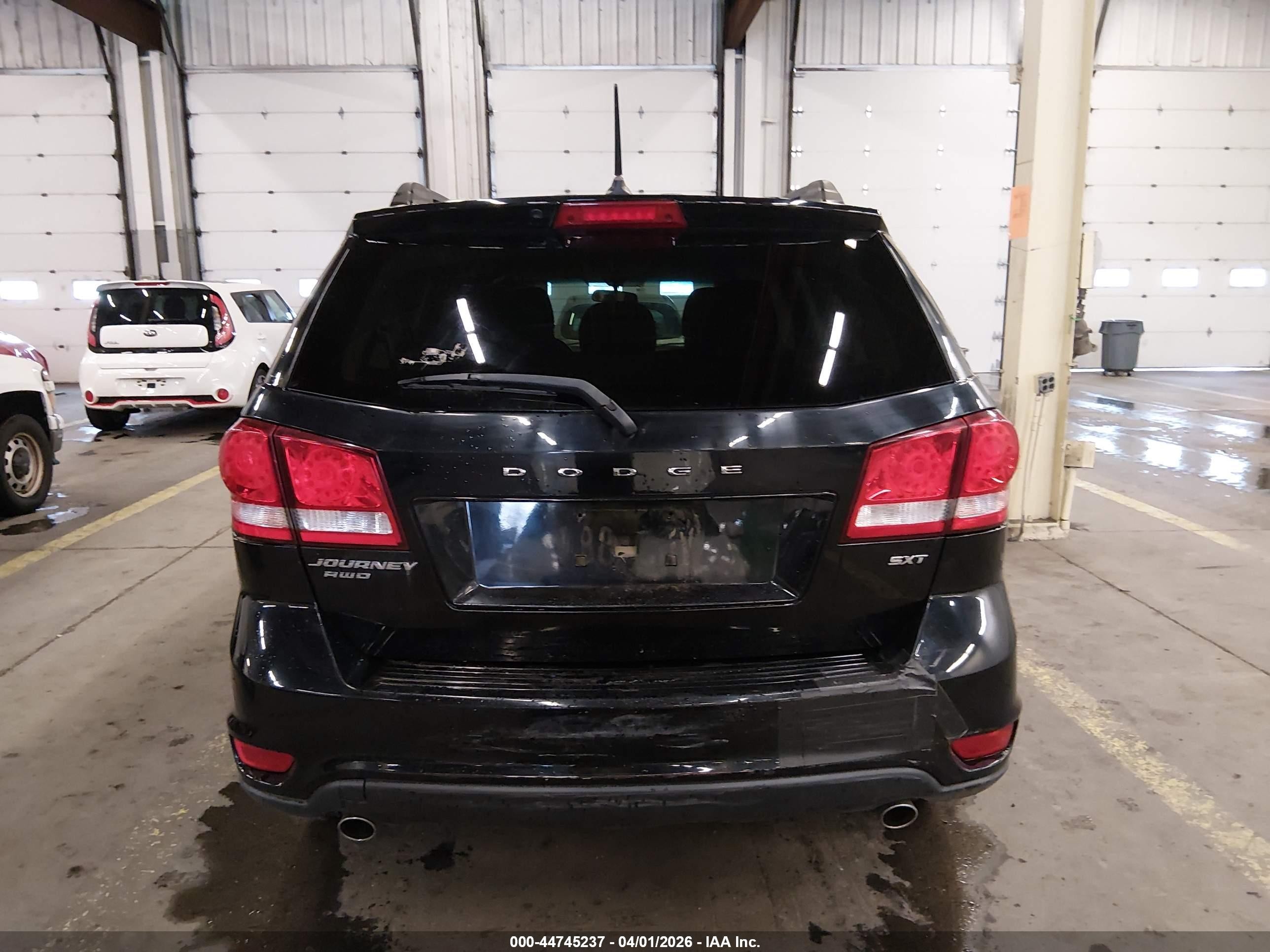 2015 Dodge Journey Sxt Black vin: 3C4PDDBGXFT755608