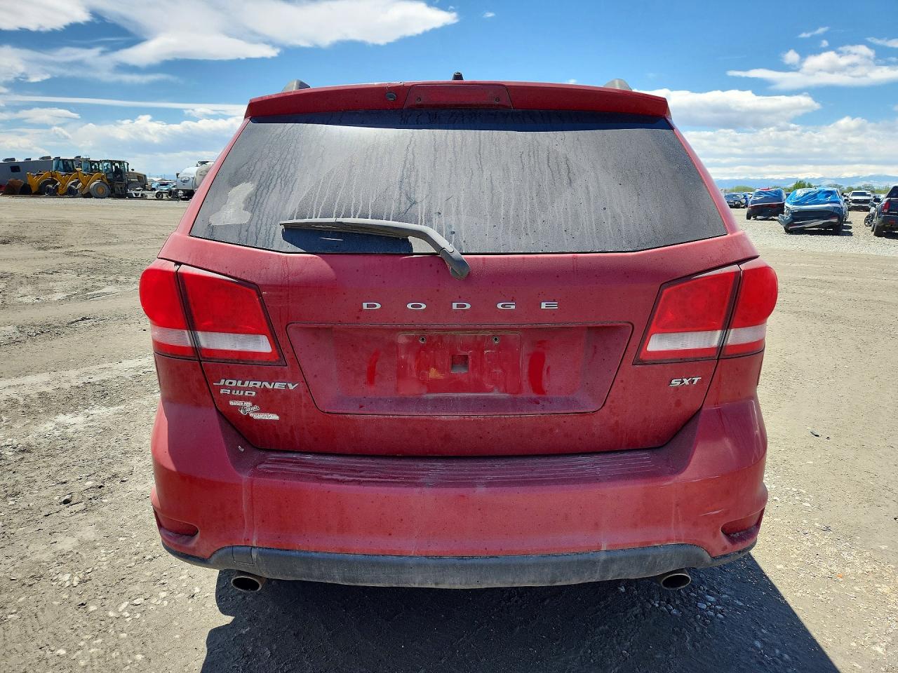 2017 Dodge Journey Sxt Red vin: 3C4PDDBGXHT540037
