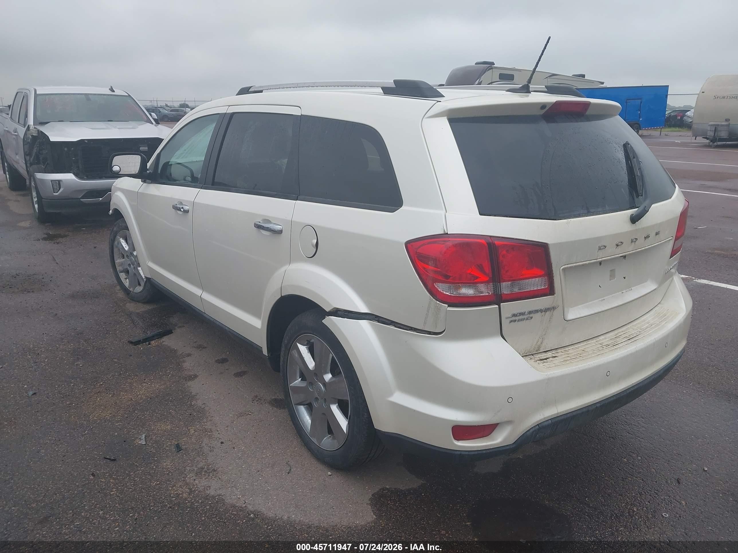 2014 Dodge Journey Limited Tan vin: 3C4PDDDG1ET118330