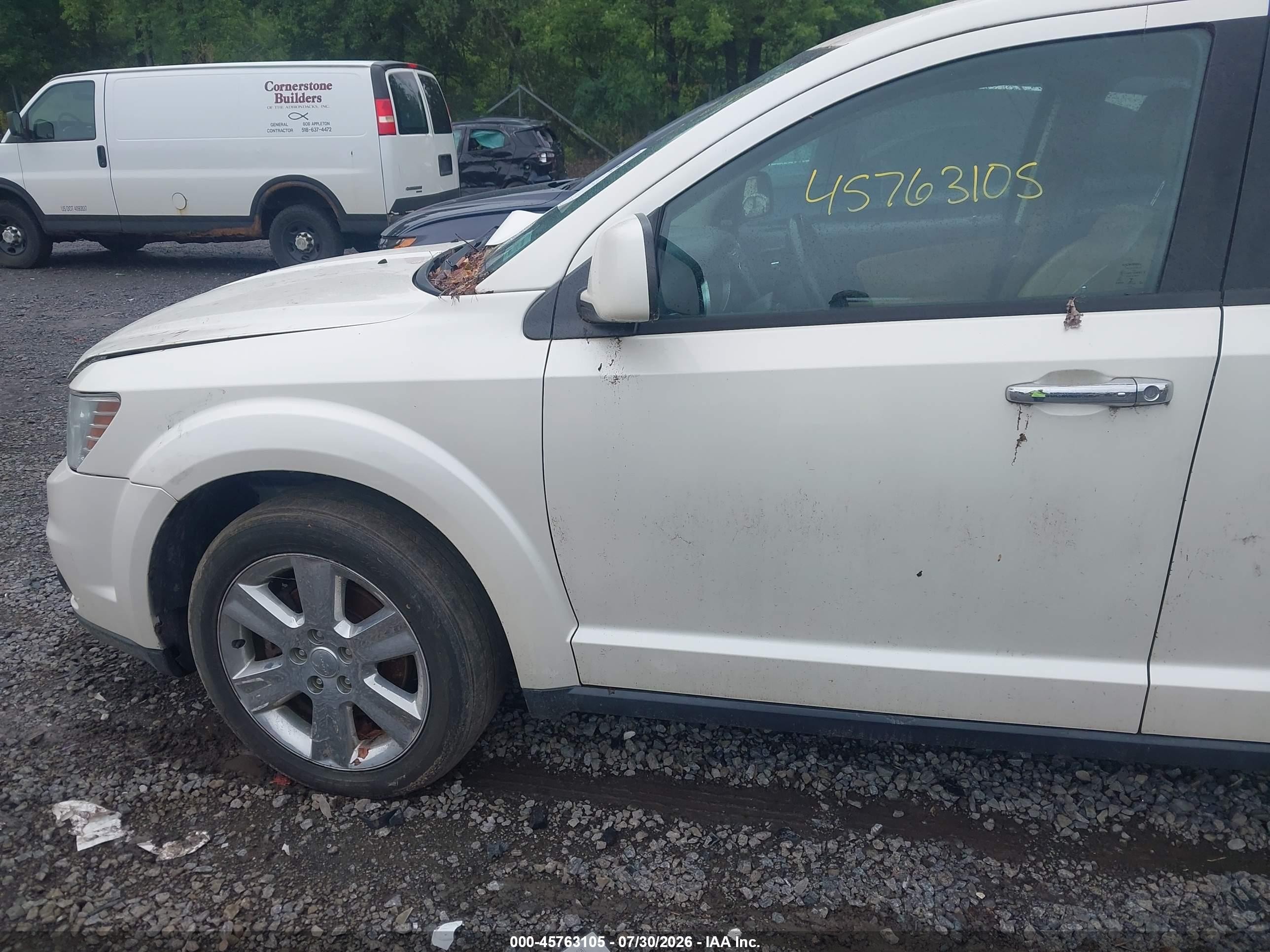 2015 Dodge Journey Limited White vin: 3C4PDDDG1FT666099