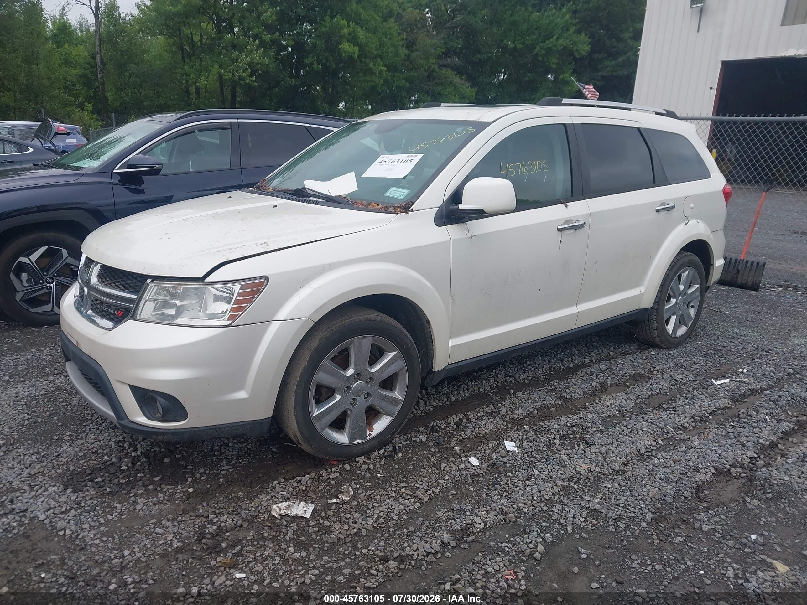 2015 Dodge Journey Limited White vin: 3C4PDDDG1FT666099