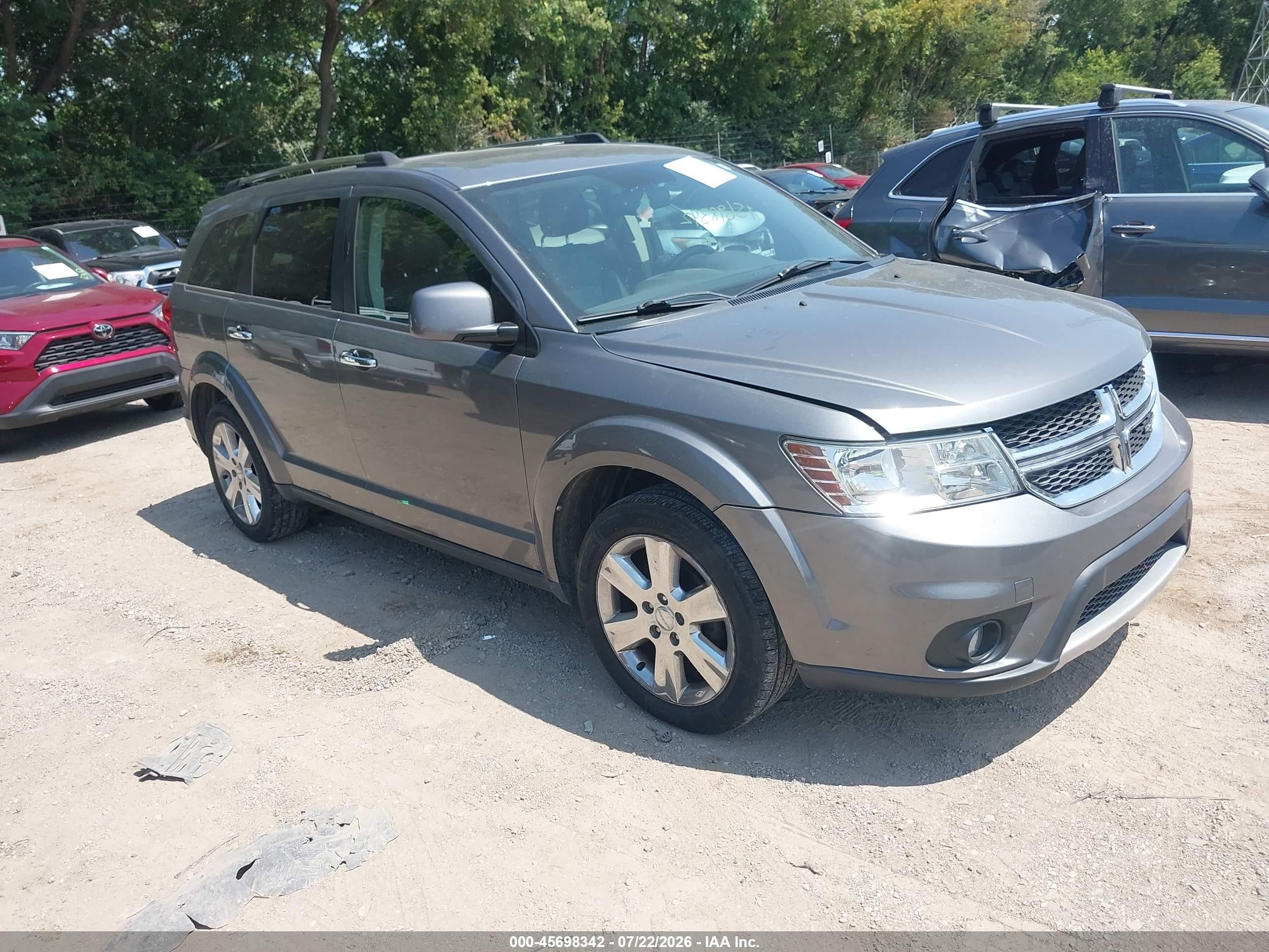2012 Dodge Journey Crew Gray vin: 3C4PDDDG2CT181711