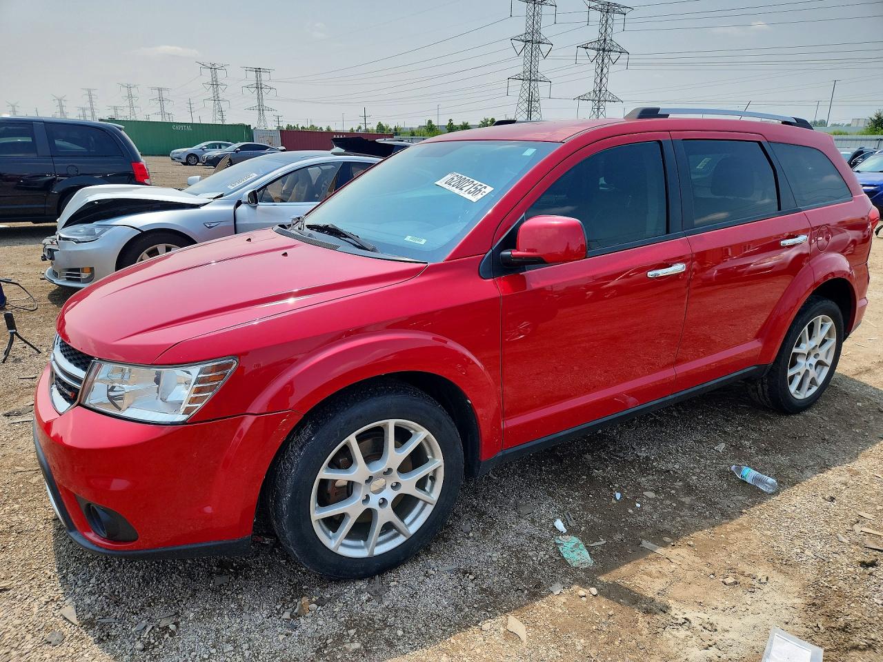 2012 Dodge Journey Crew Red vin: 3C4PDDDG3CT369637