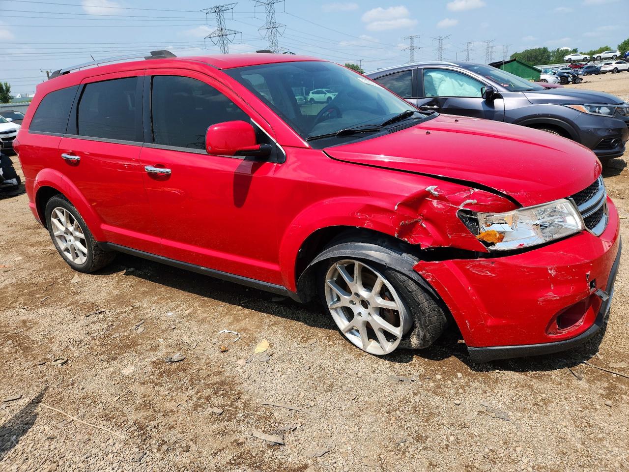 2012 Dodge Journey Crew Red vin: 3C4PDDDG3CT369637
