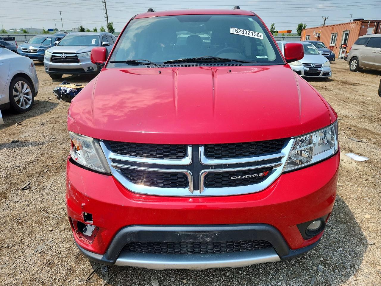 2012 Dodge Journey Crew Red vin: 3C4PDDDG3CT369637
