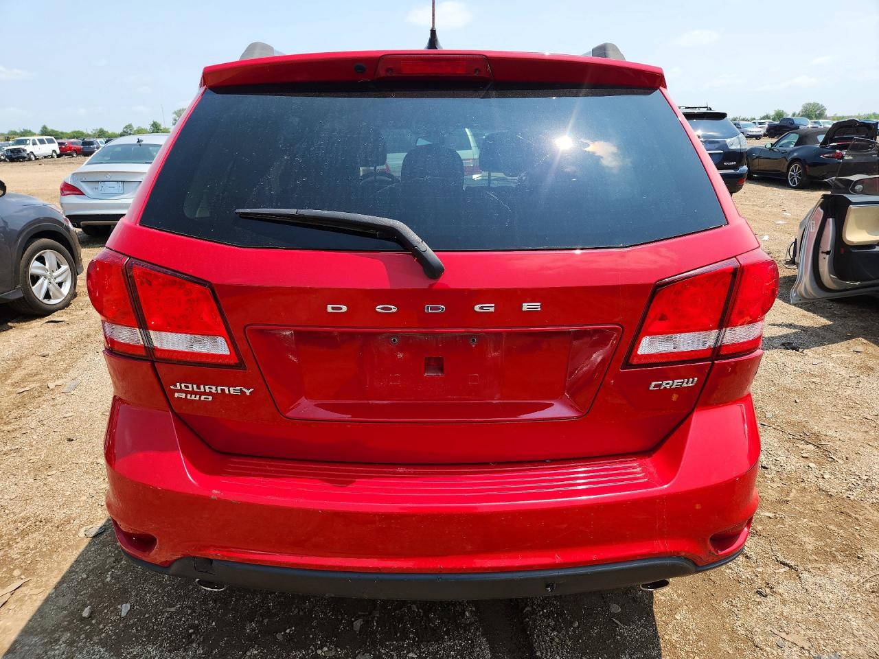 2012 Dodge Journey Crew Red vin: 3C4PDDDG3CT369637