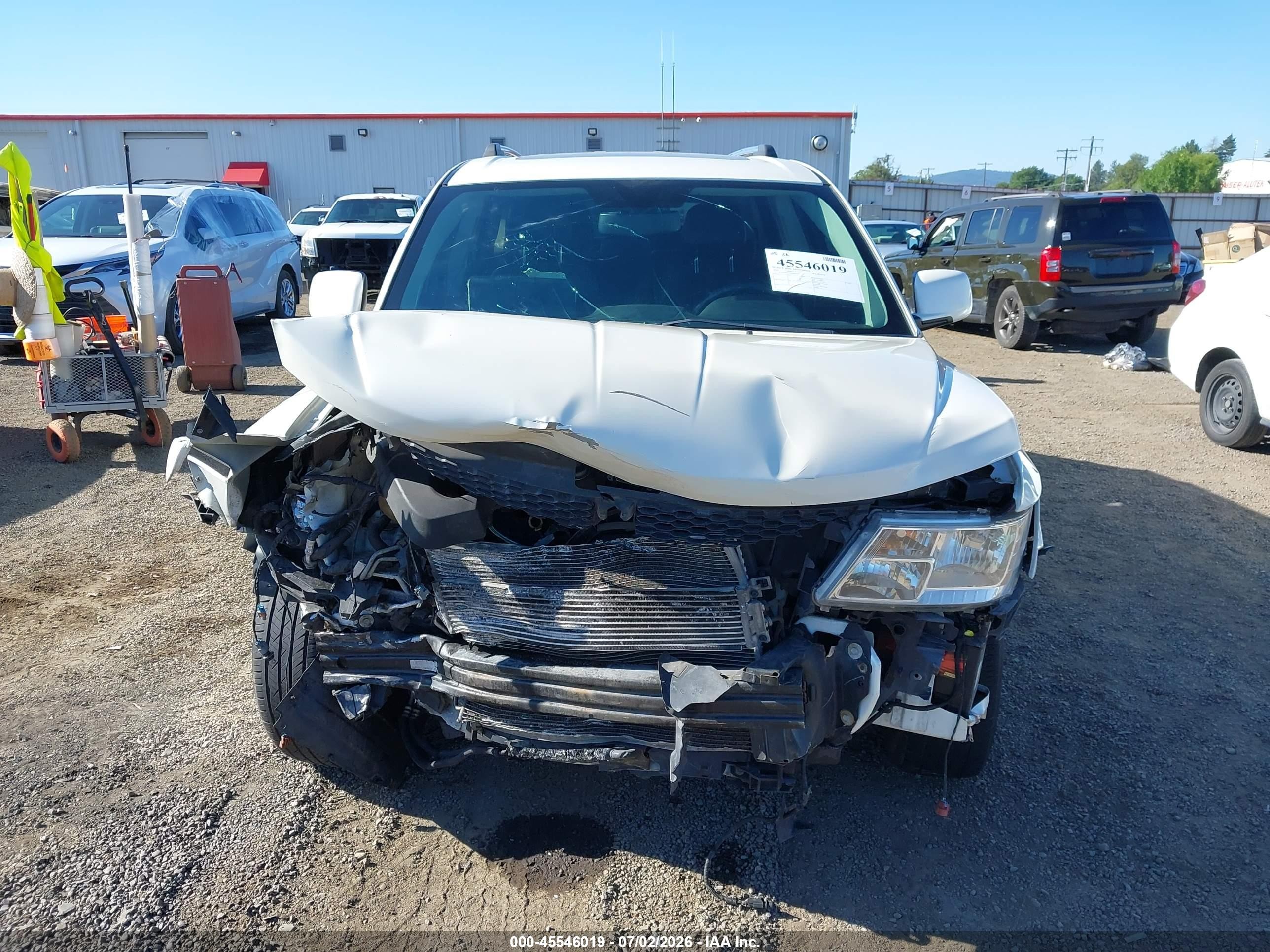 2013 Dodge Journey Crew White vin: 3C4PDDDG3DT646272