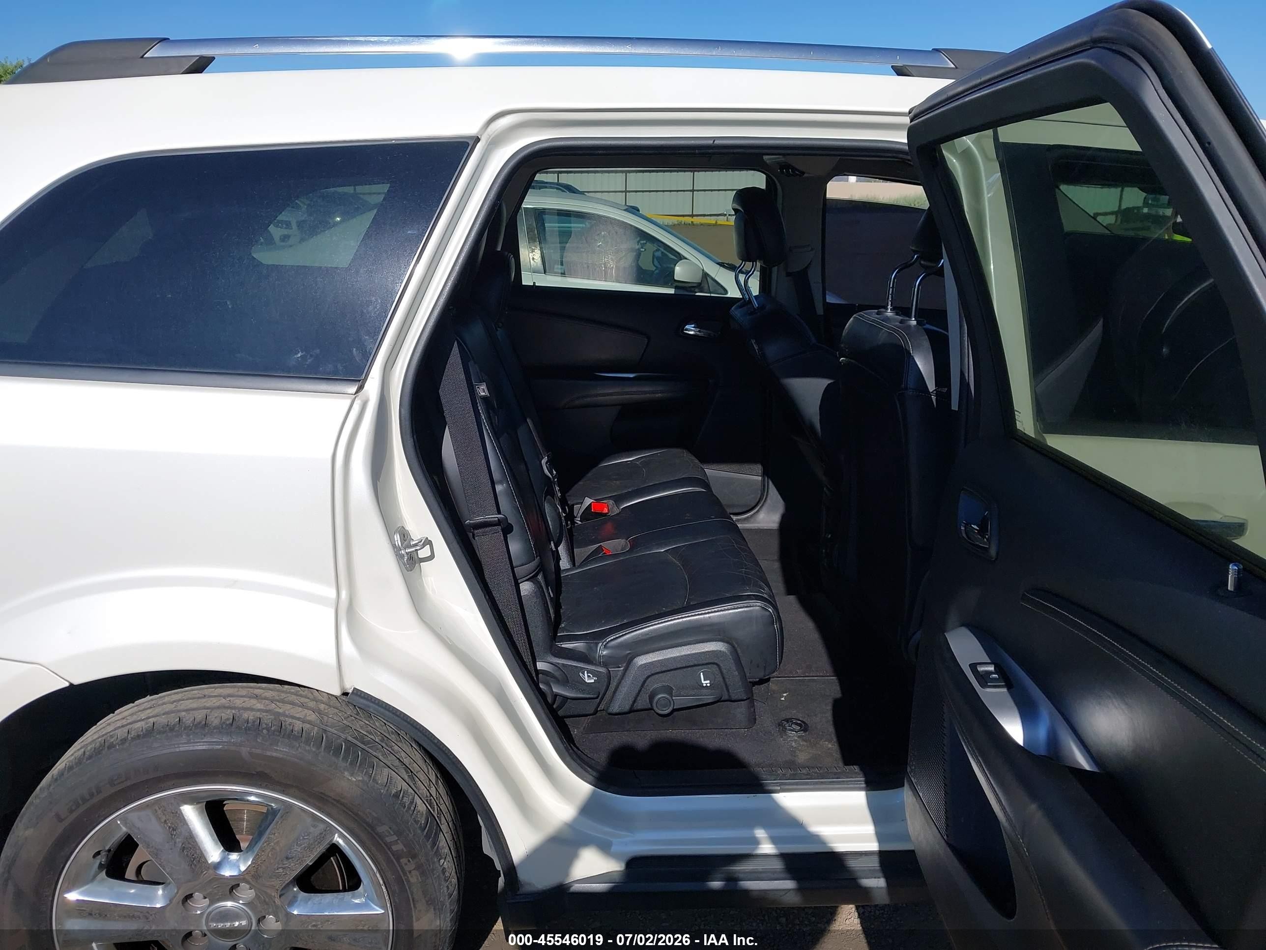 2013 Dodge Journey Crew White vin: 3C4PDDDG3DT646272