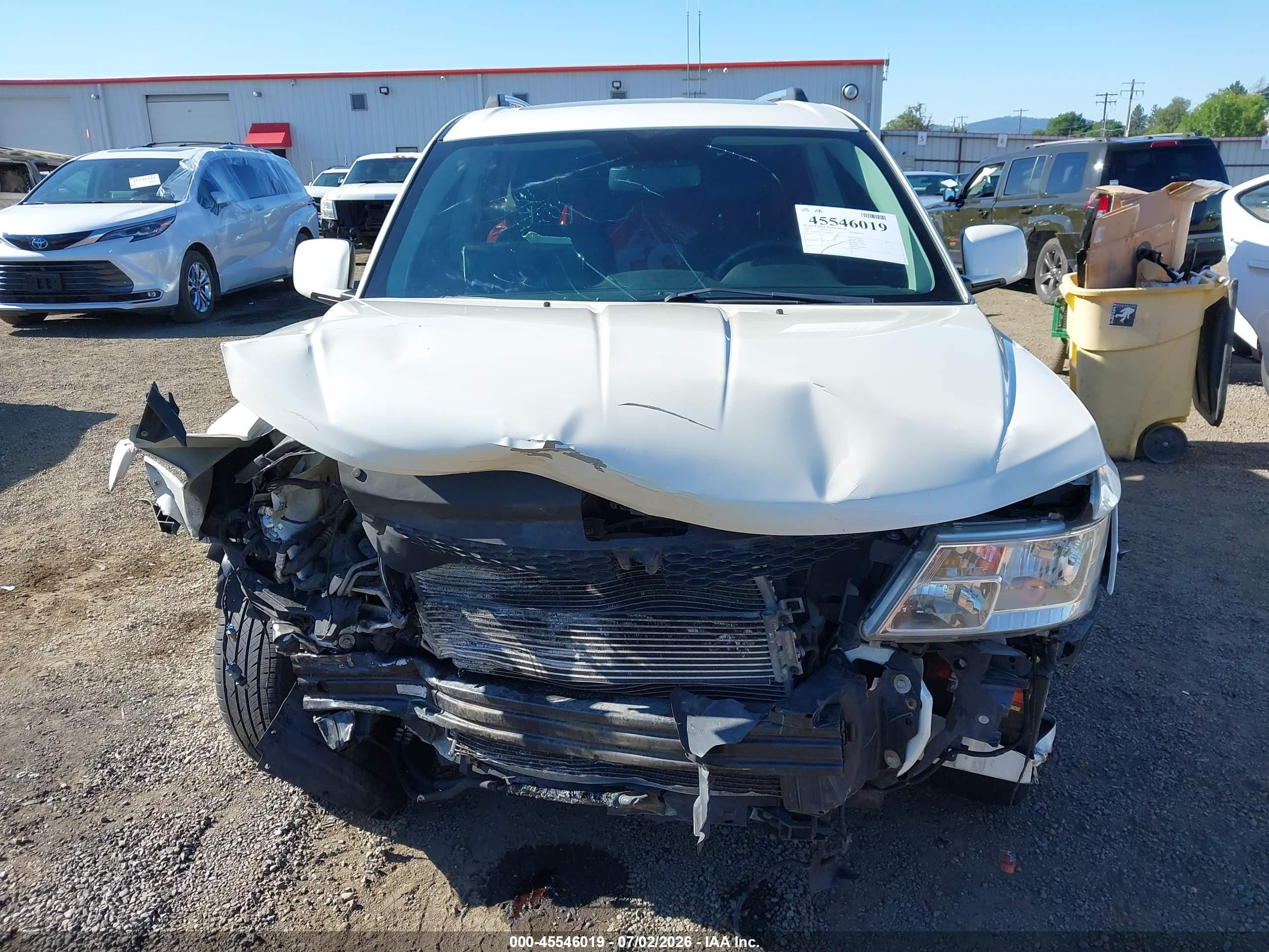 2013 Dodge Journey Crew White vin: 3C4PDDDG3DT646272