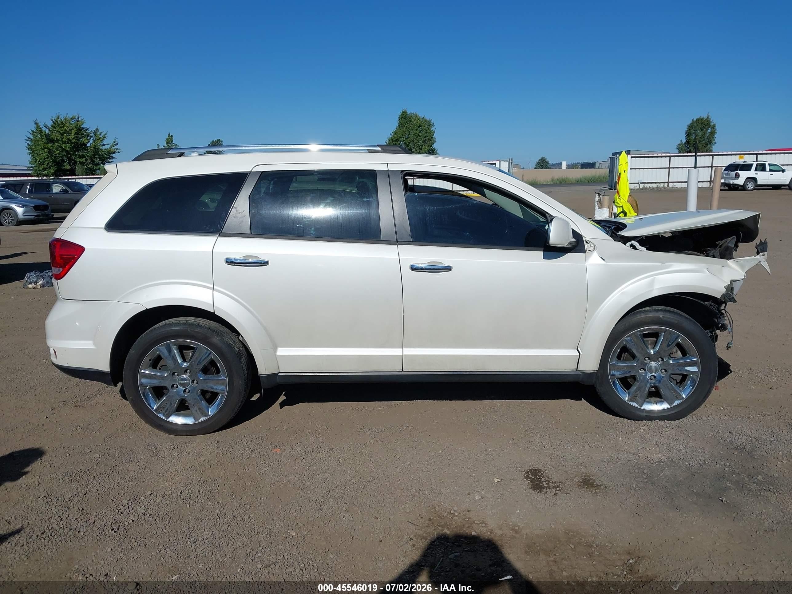 2013 Dodge Journey Crew White vin: 3C4PDDDG3DT646272