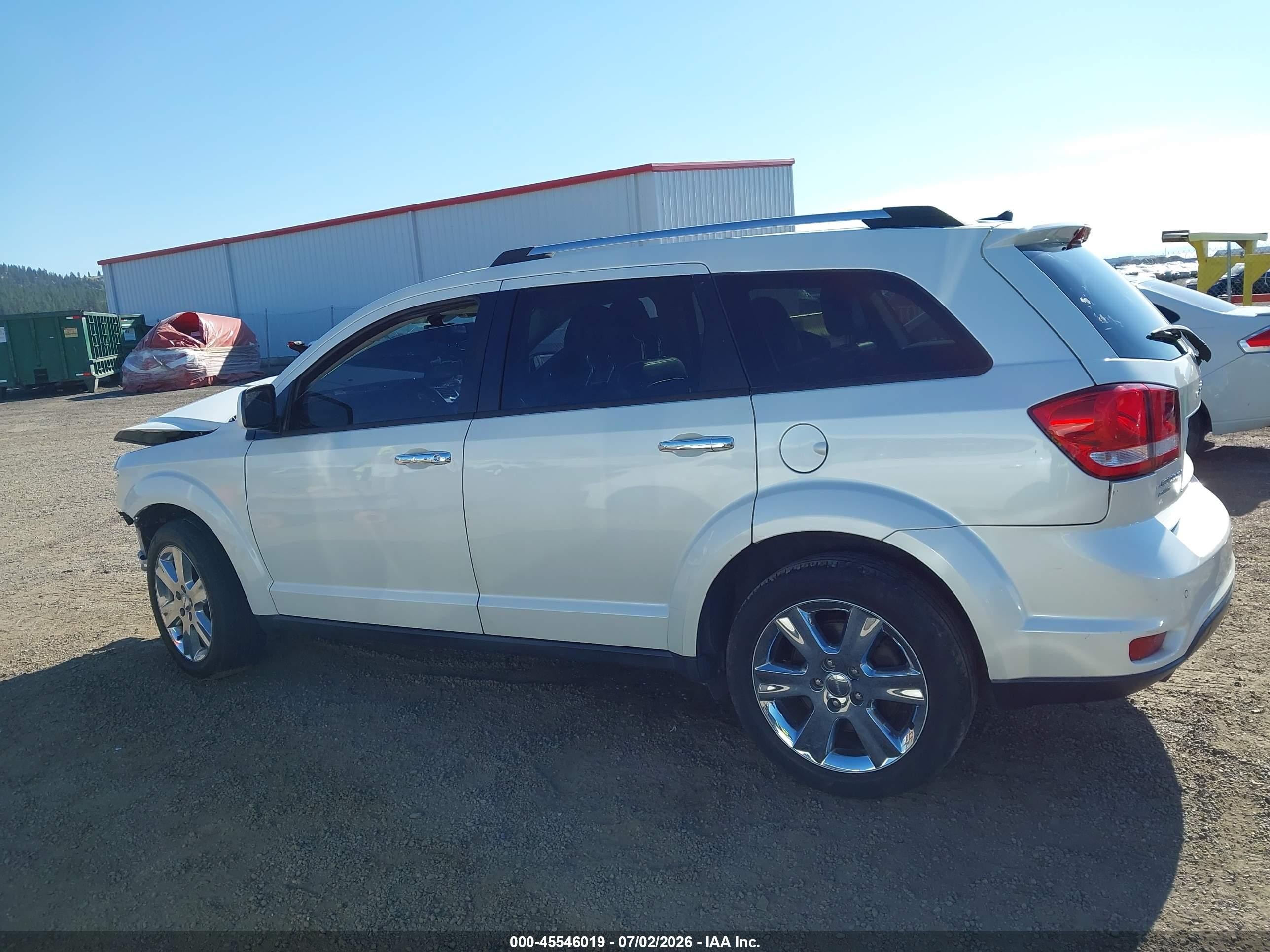 2013 Dodge Journey Crew White vin: 3C4PDDDG3DT646272