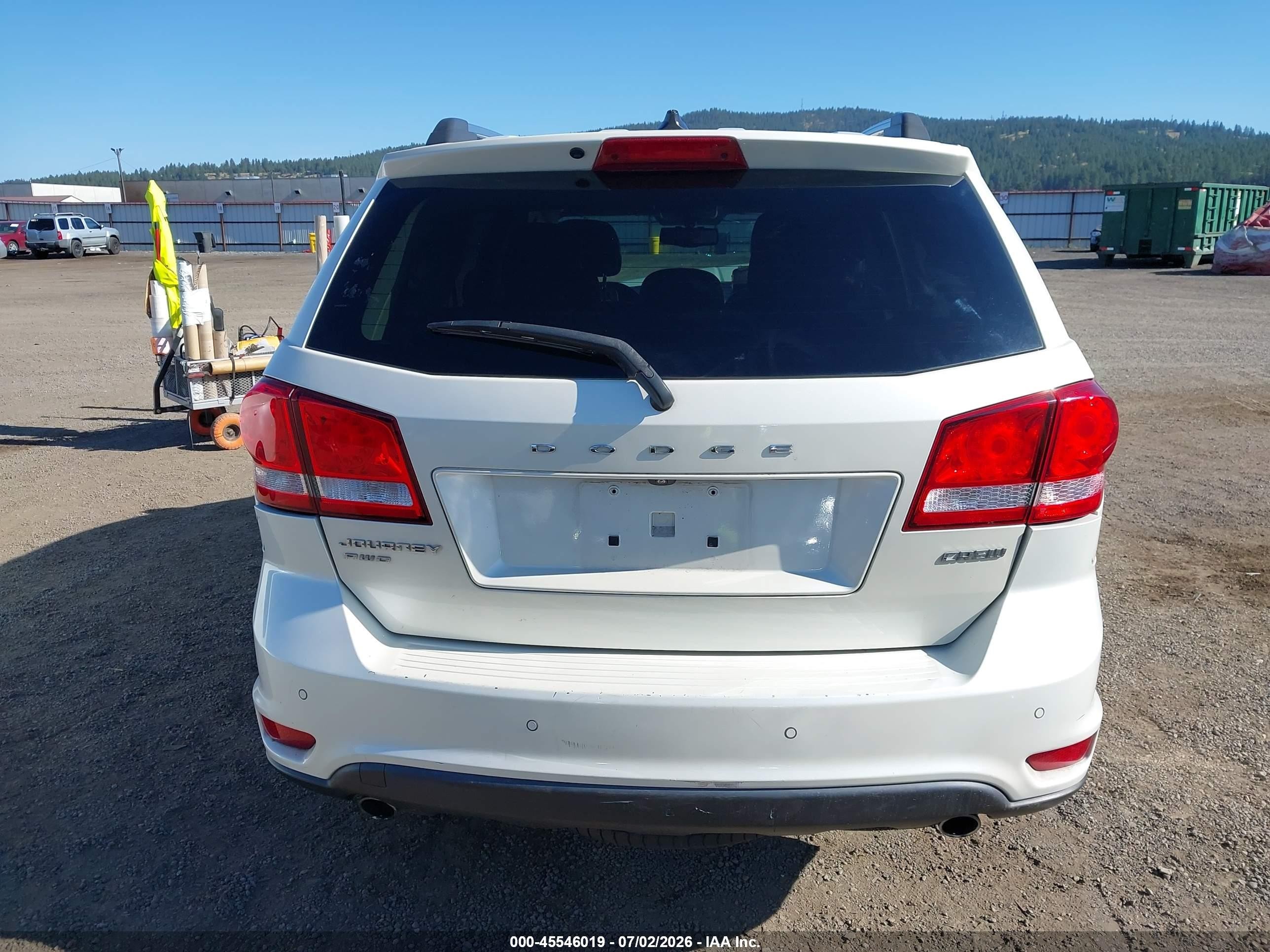 2013 Dodge Journey Crew White vin: 3C4PDDDG3DT646272