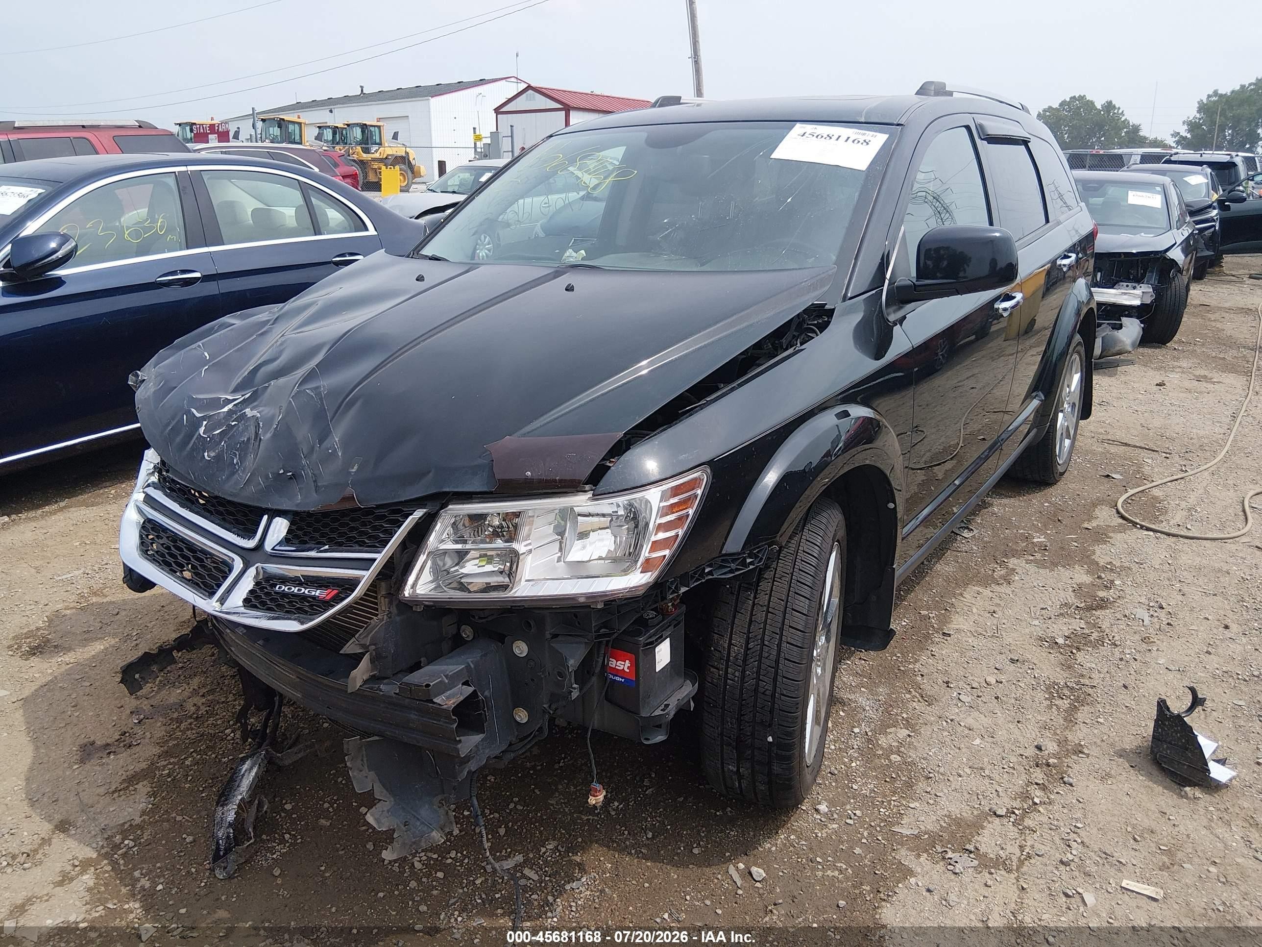 2014 Dodge Journey Limited Black vin: 3C4PDDDG3ET193322