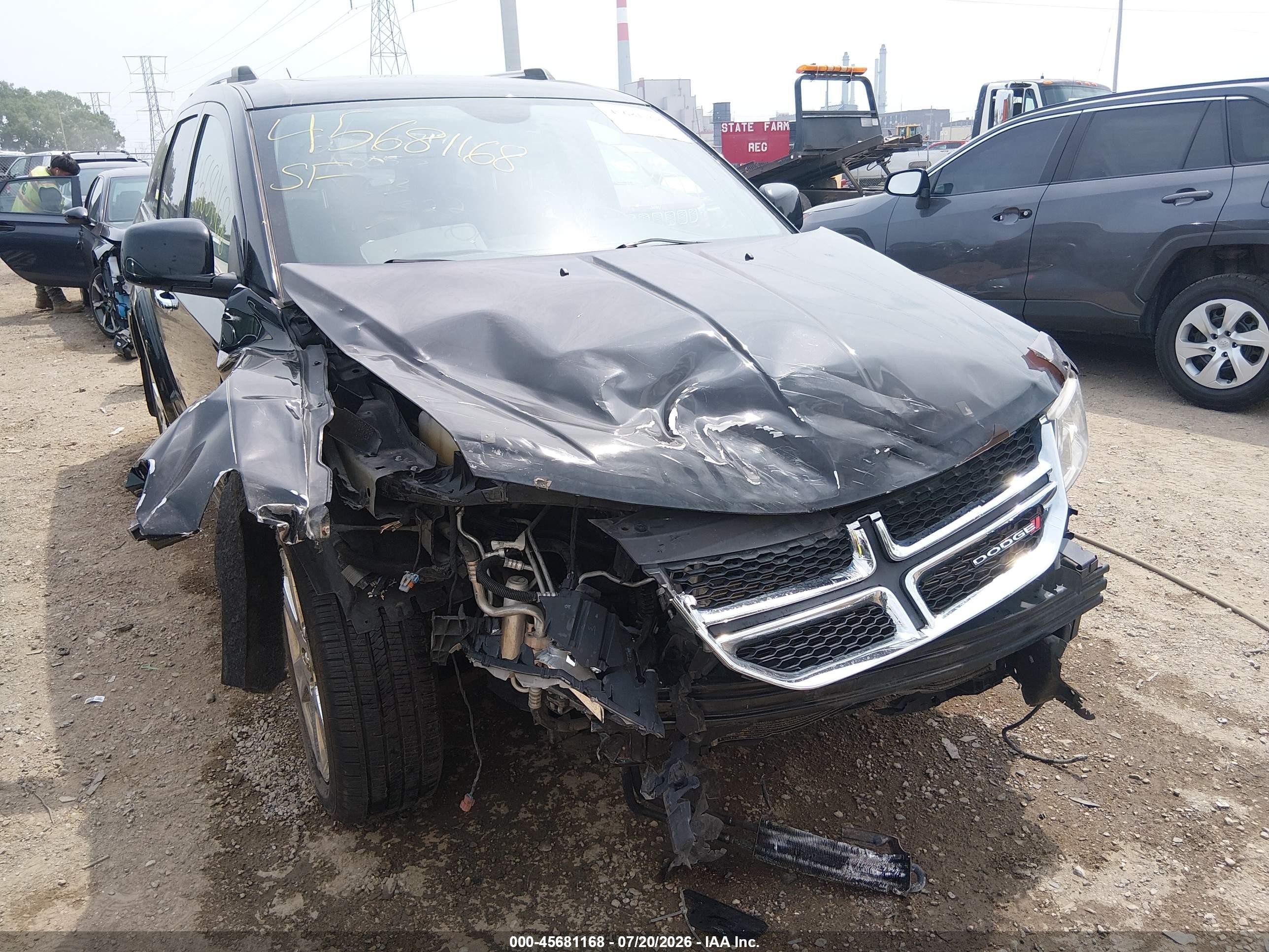 2014 Dodge Journey Limited Black vin: 3C4PDDDG3ET193322