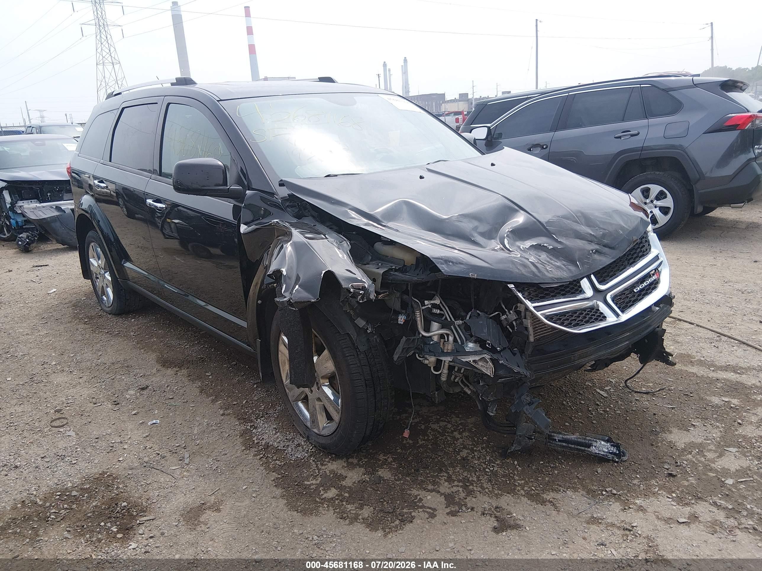 2014 Dodge Journey Limited Black vin: 3C4PDDDG3ET193322