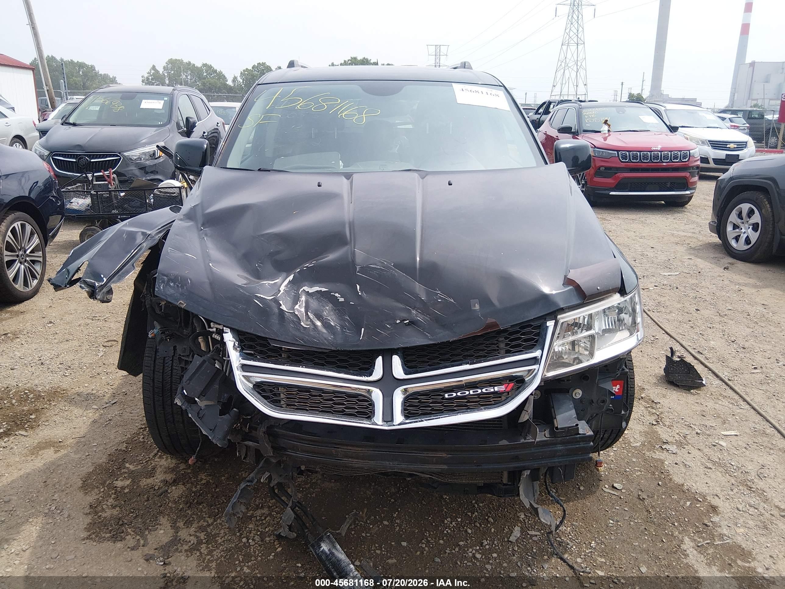 2014 Dodge Journey Limited Black vin: 3C4PDDDG3ET193322
