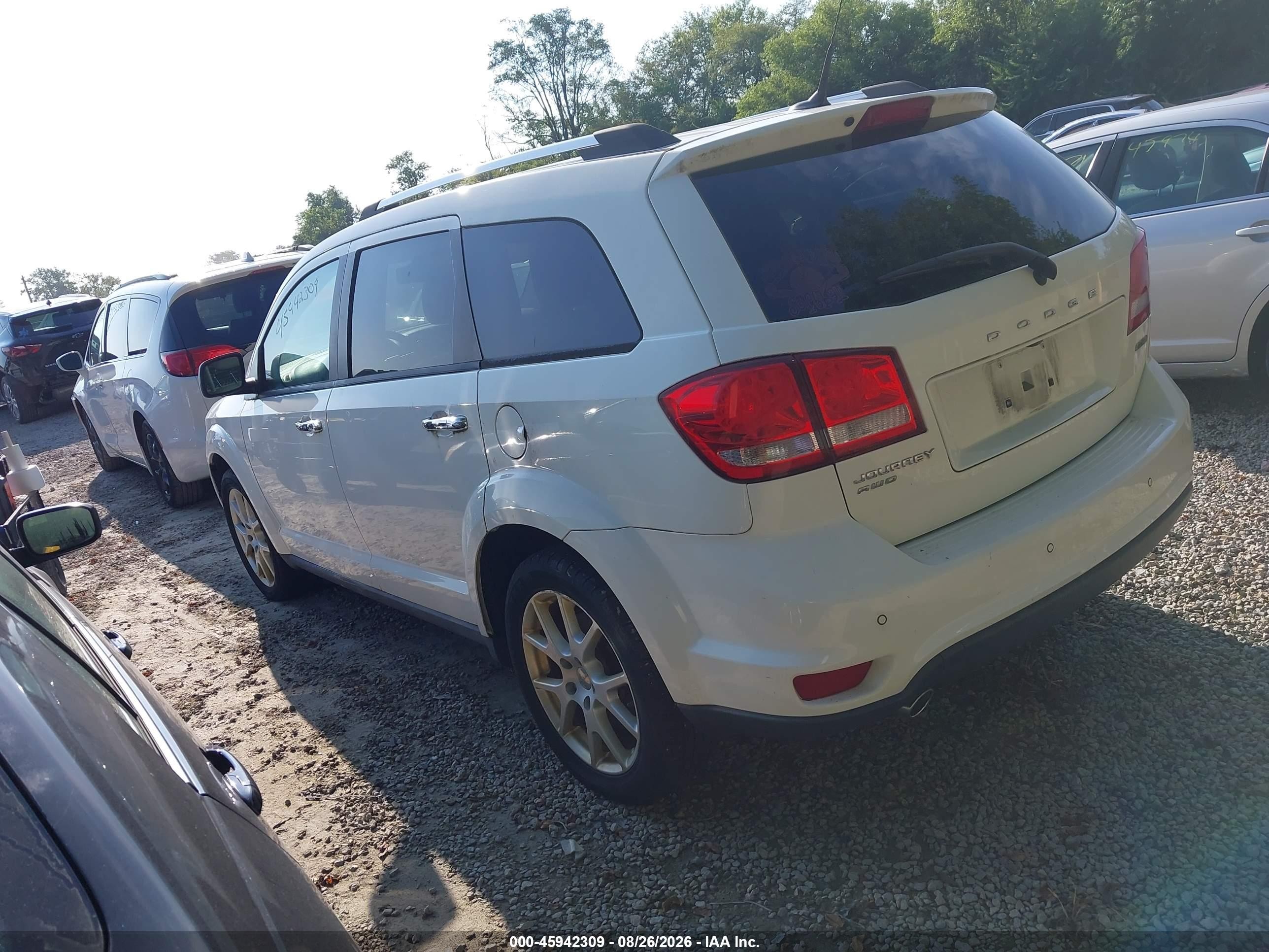 2013 Dodge Journey Crew Белый vin: 3C4PDDDG4DT591167