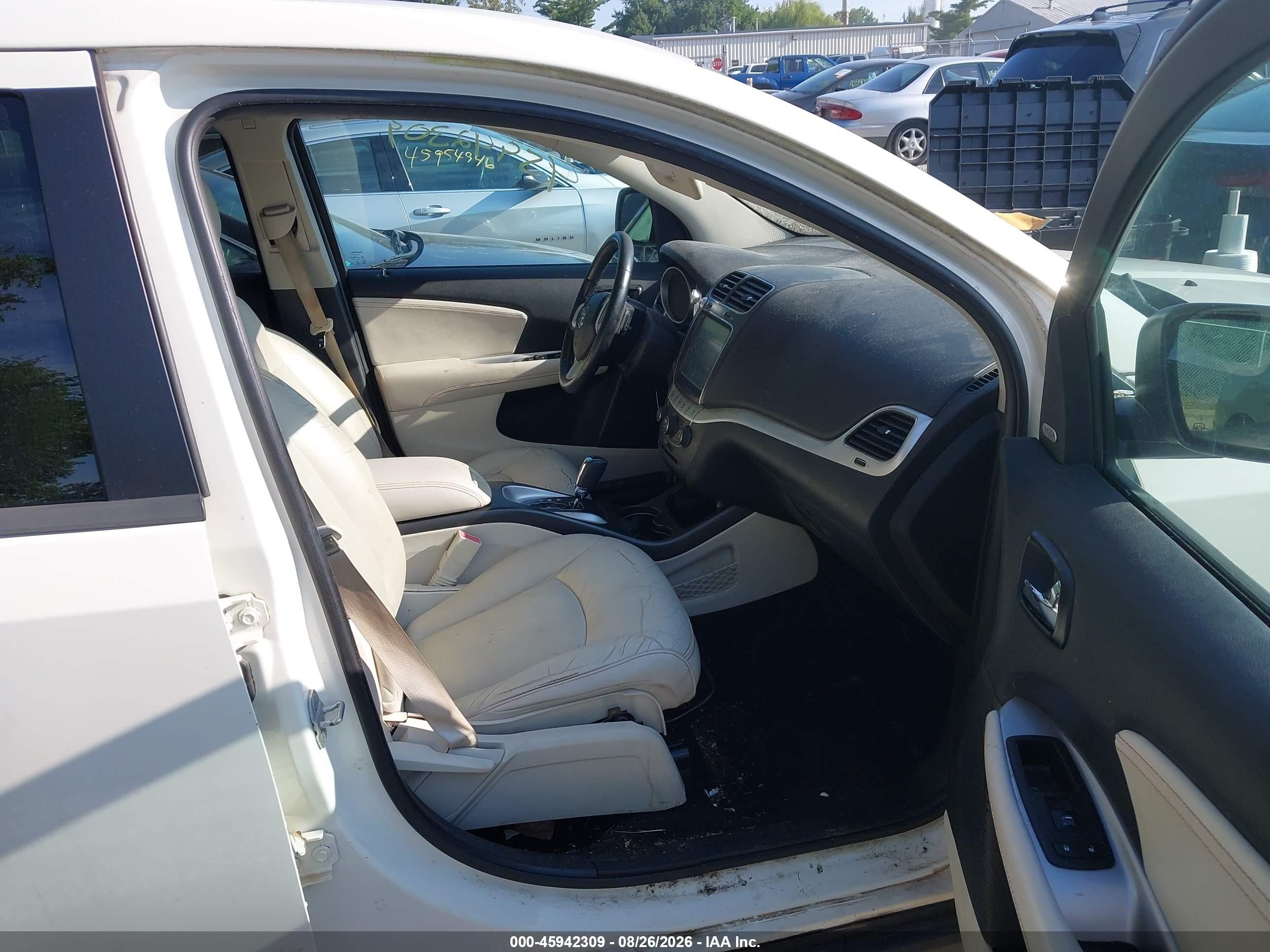 2013 Dodge Journey Crew Белый vin: 3C4PDDDG4DT591167
