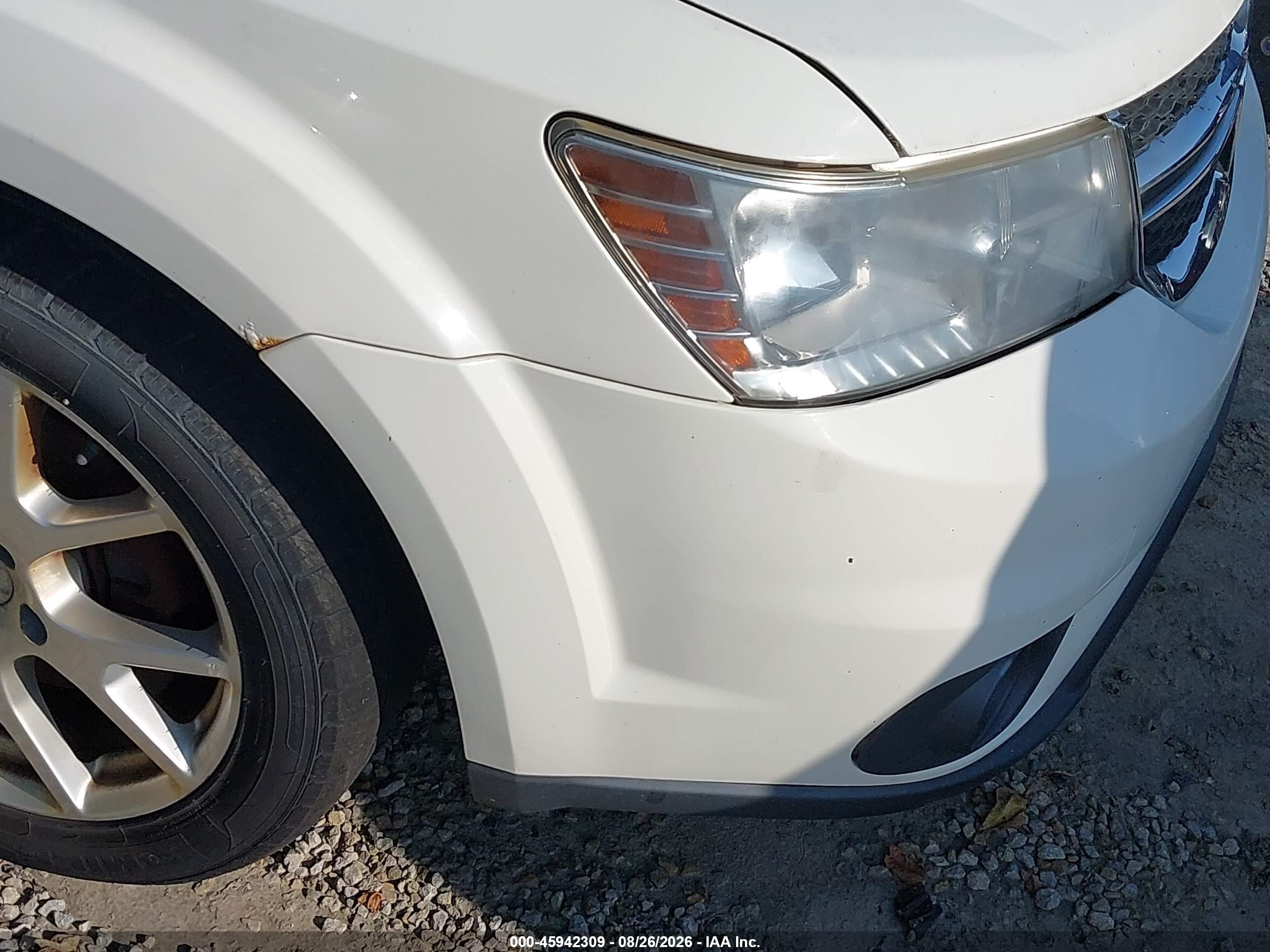 2013 Dodge Journey Crew Белый vin: 3C4PDDDG4DT591167