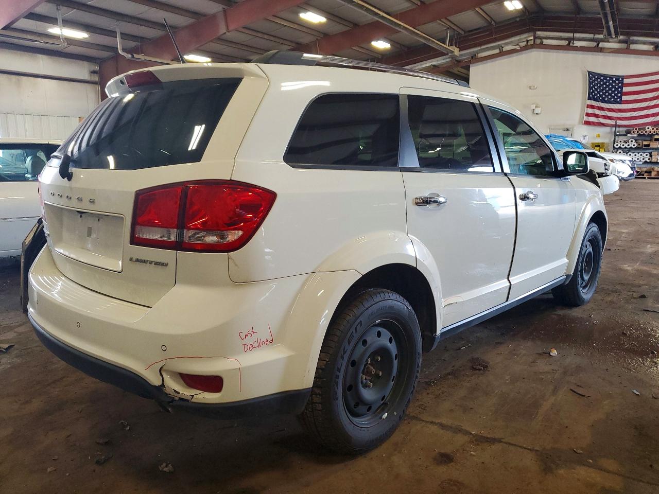 2014 Dodge Journey Limited White vin: 3C4PDDDG4ET185553