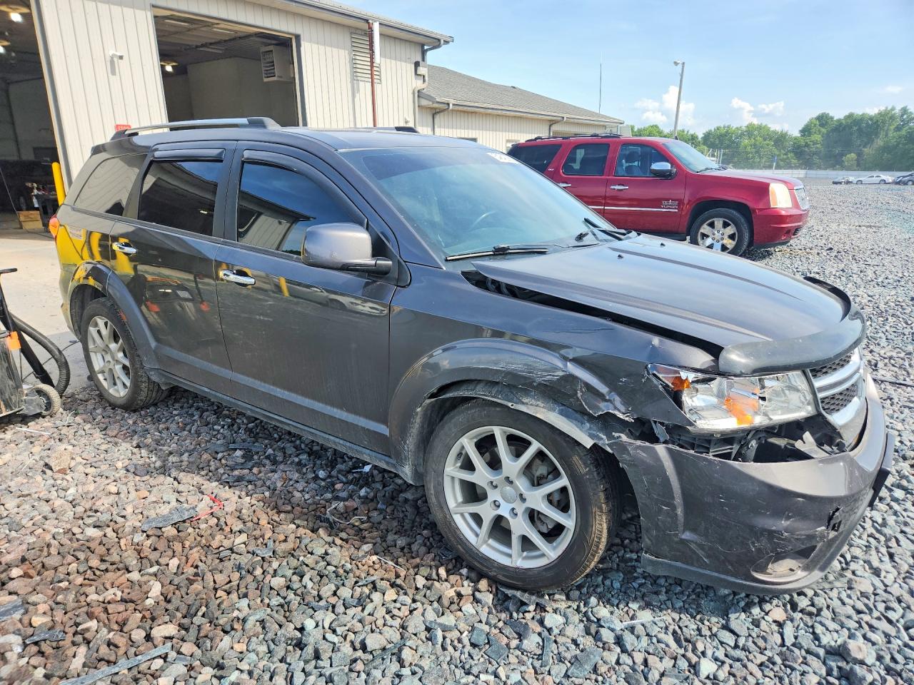 2015 Dodge Journey Gray vin: 3C4PDDDG4FT732466