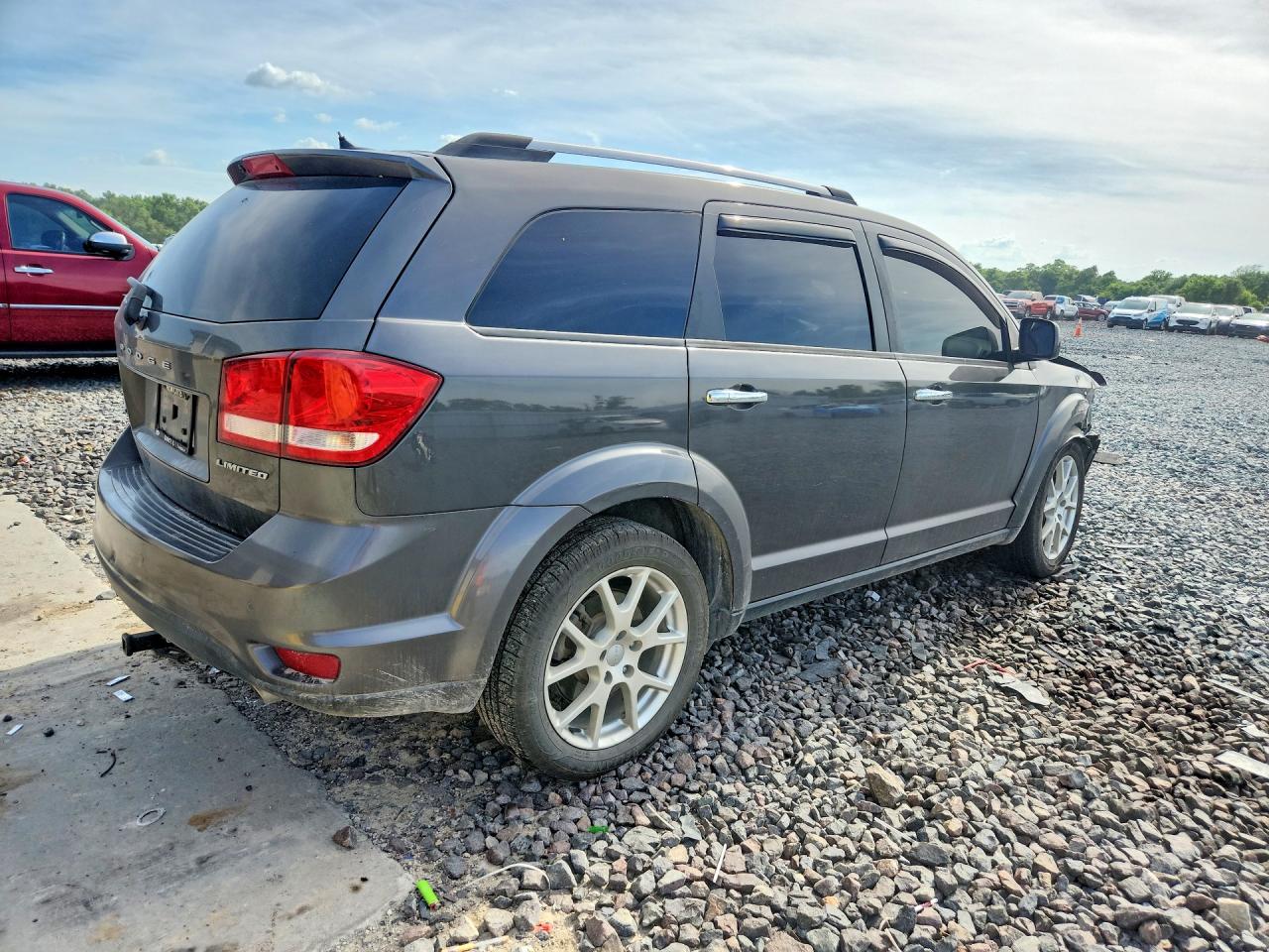 2015 Dodge Journey Gray vin: 3C4PDDDG4FT732466