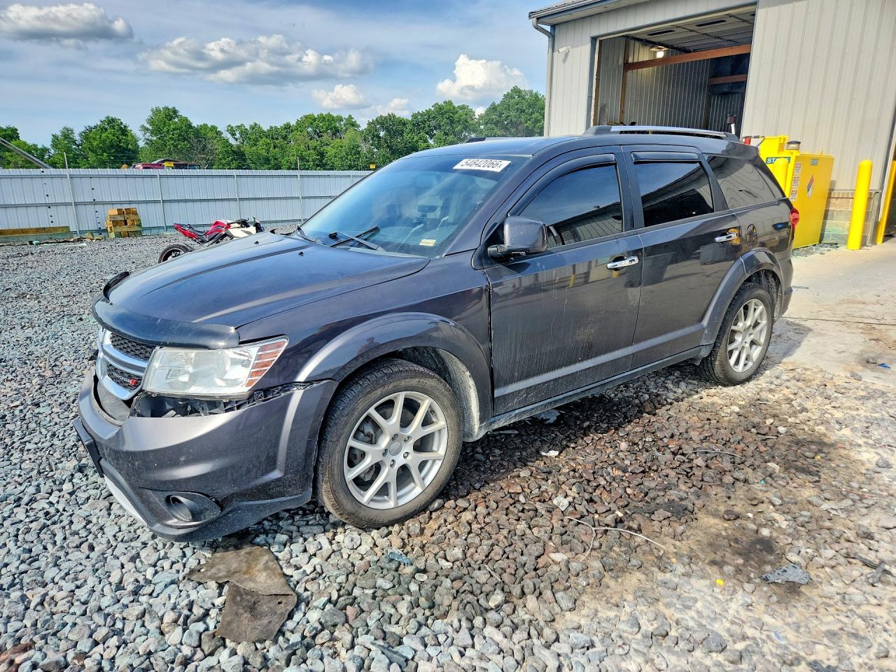 2015 Dodge Journey Gray vin: 3C4PDDDG4FT732466