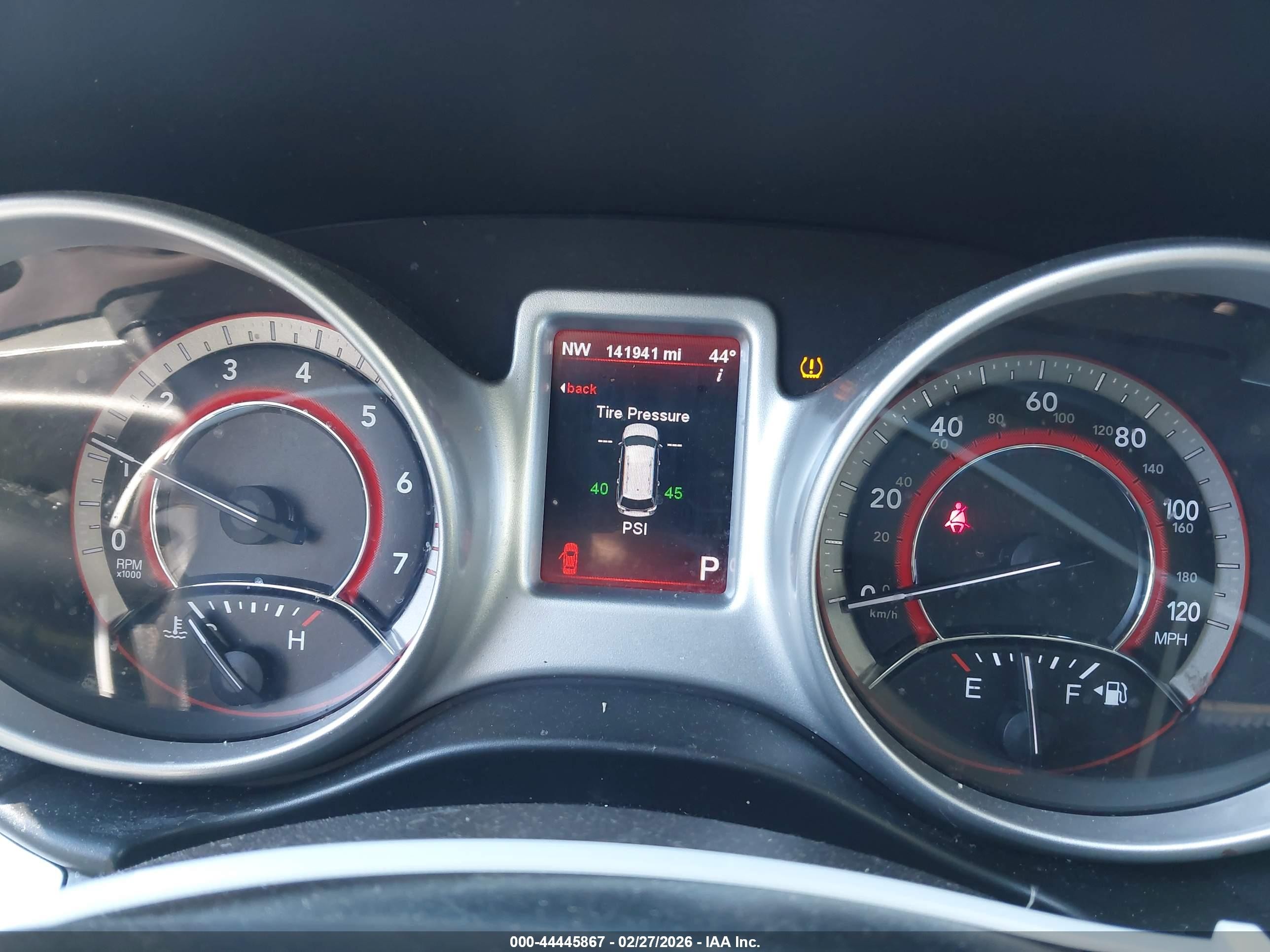 2012 Dodge Journey Crew White vin: 3C4PDDDG6CT235351
