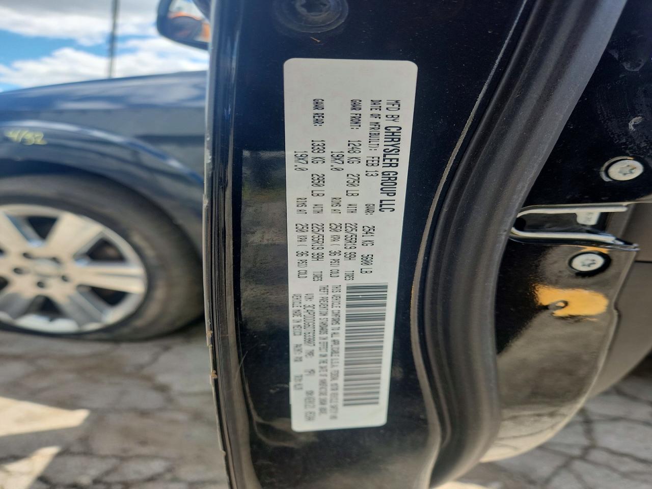2013 Dodge Journey Crew Black vin: 3C4PDDDG6DT633807