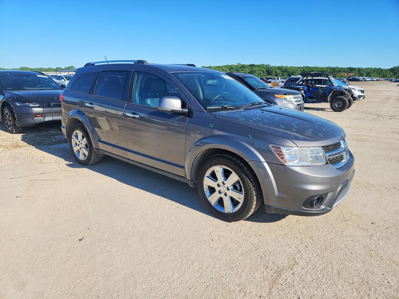 2013 Dodge Journey Crew Gray vin: 3C4PDDDG6DT635198